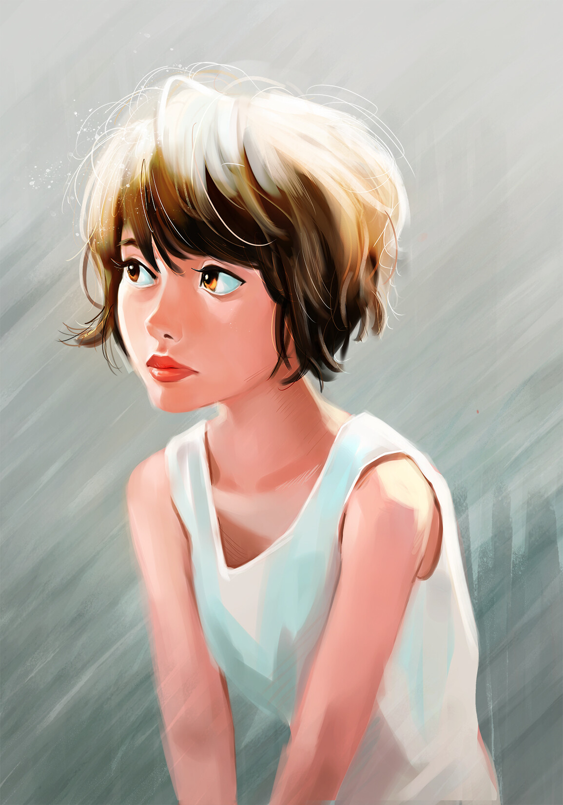 ArtStation - Short hair