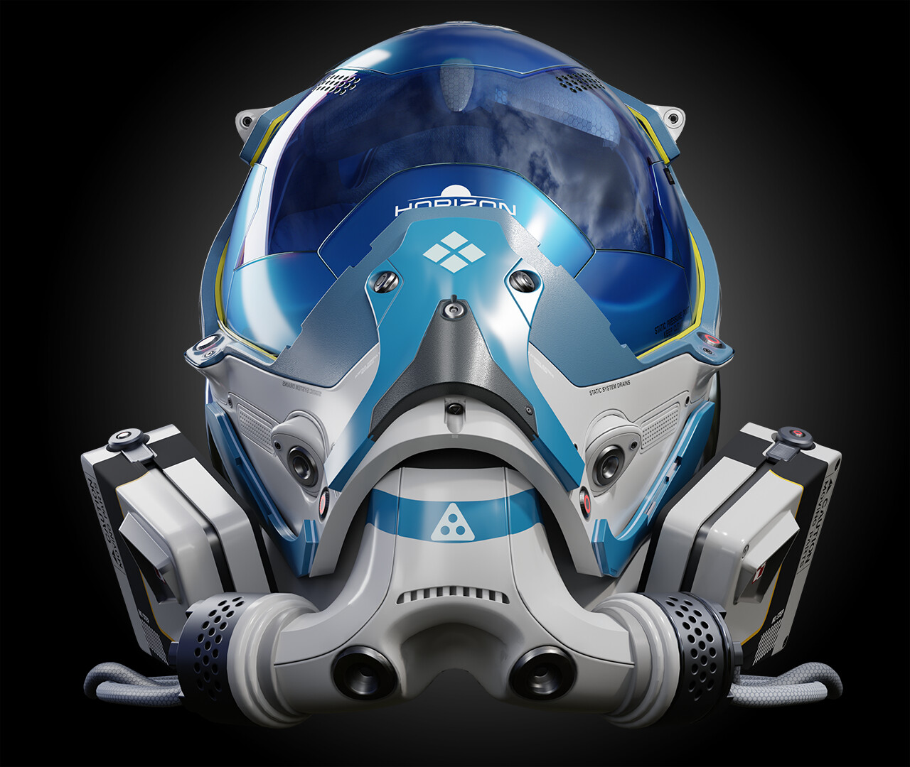 ArtStation - SciFi Helmet Deep Space