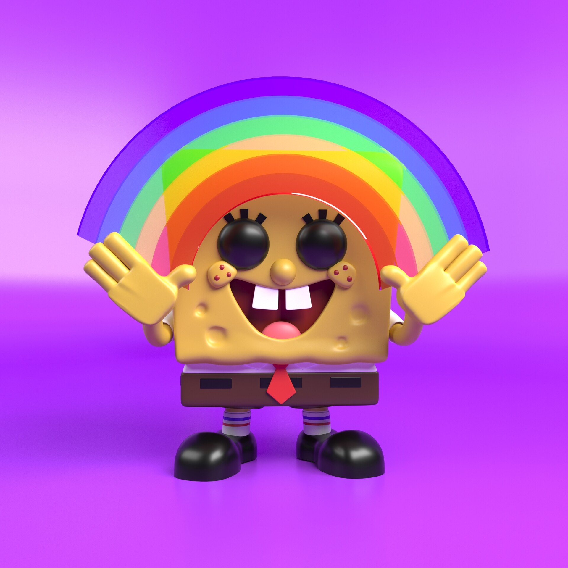 Spongebob rainbow shop funko pop
