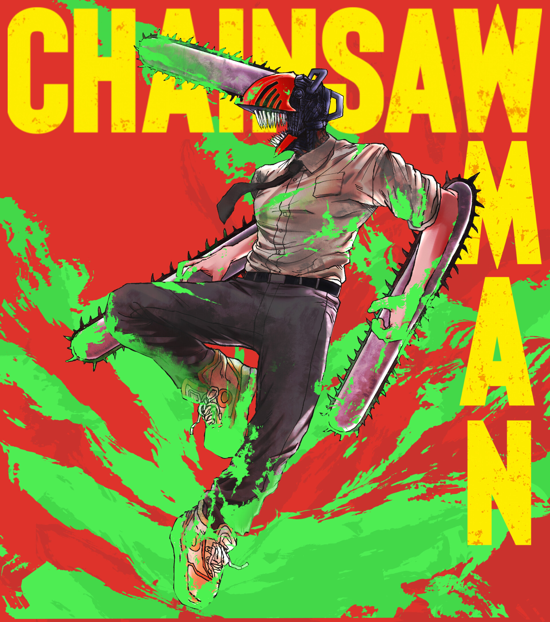 ArtStation Denji Chainsaw Man