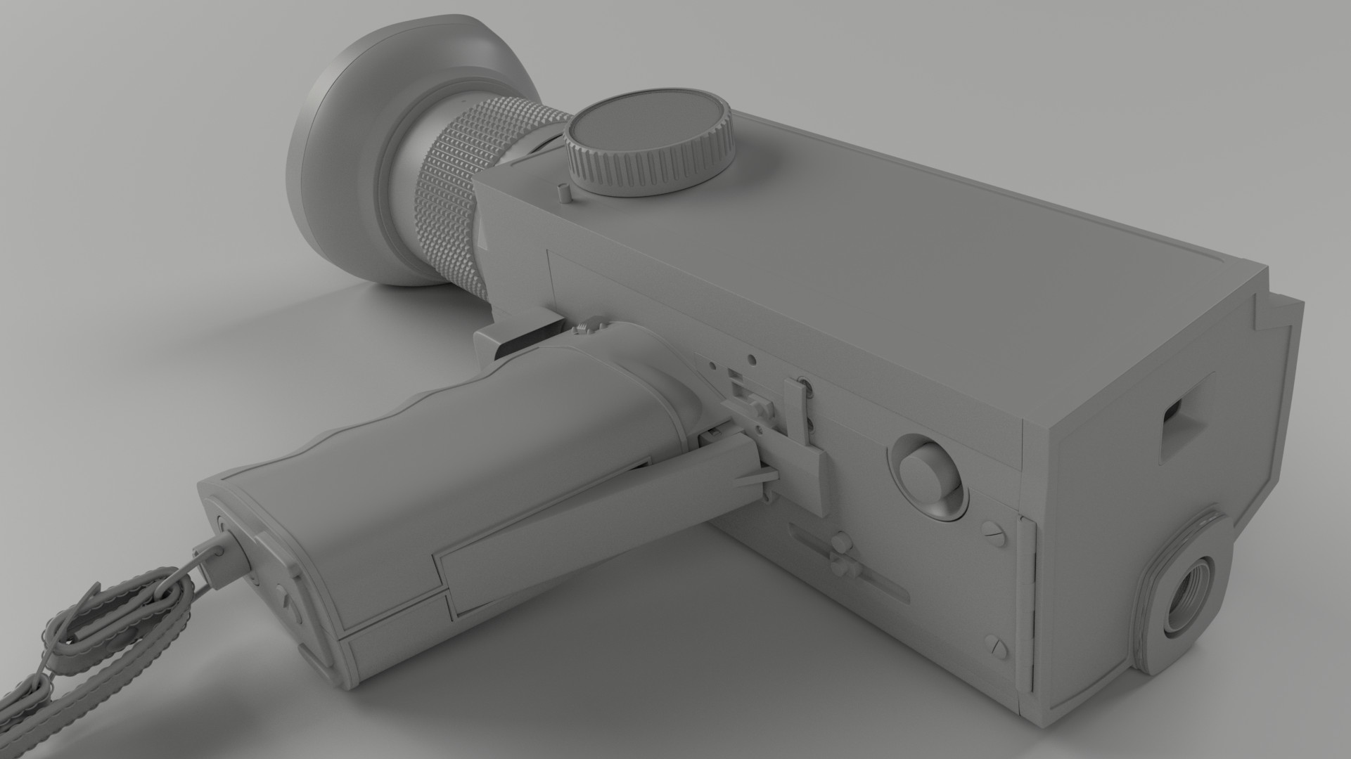Alexandre Mairy WIP Bolex 480 Macrozoom 3D Model