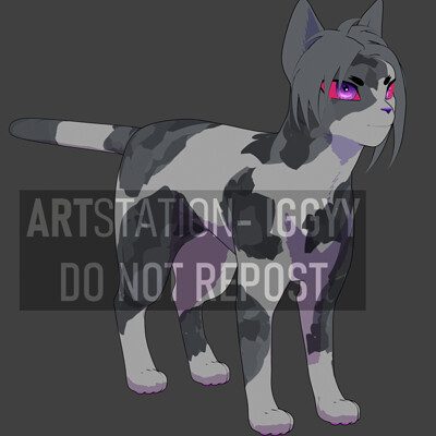 ArtStation - WARRIOR CATS 3D - Ashfur