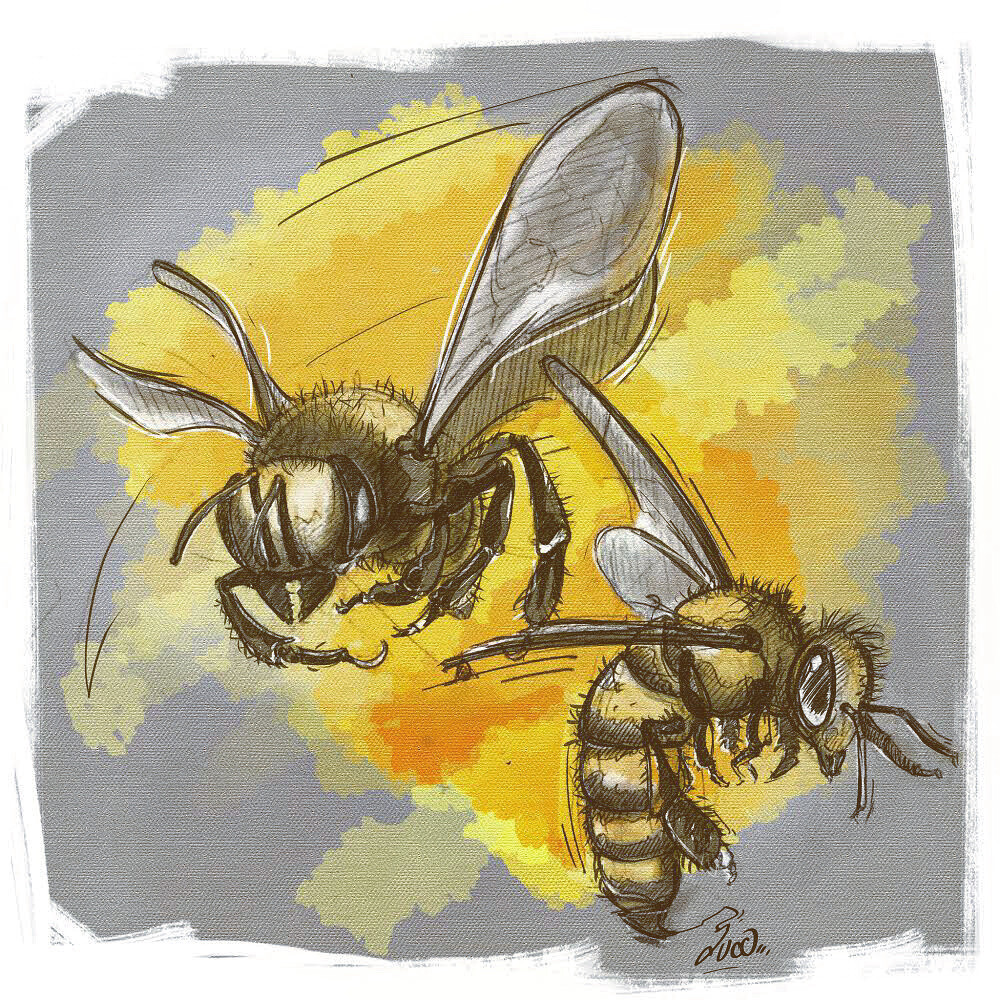 bee color study