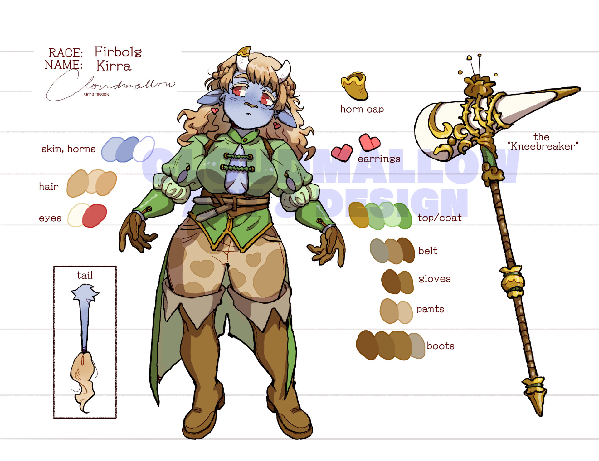 Artstation Firbolg Adopt Kirra Cloudmallow Use for software testing, social media. artstation
