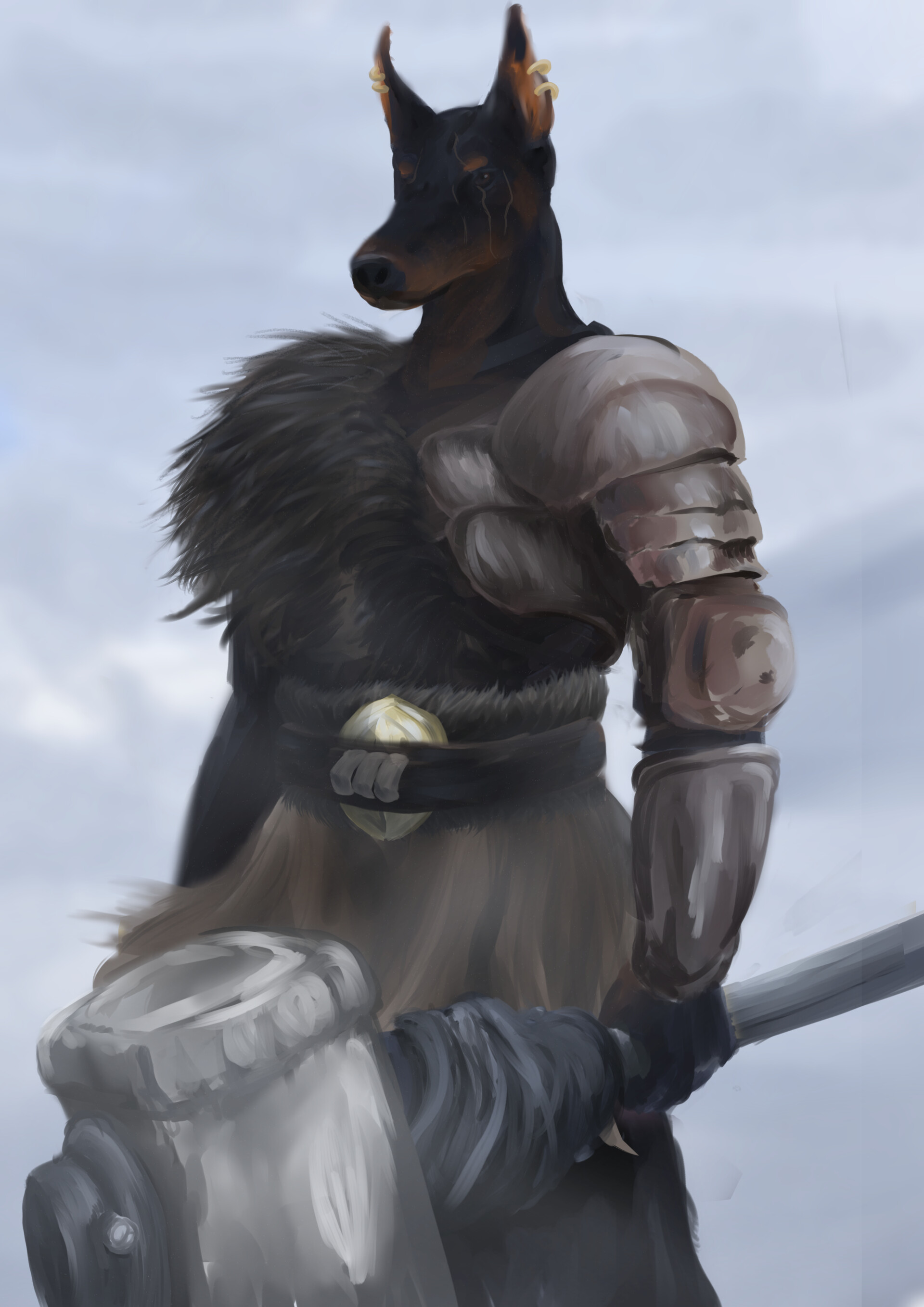 ArtStation Warrior Dog