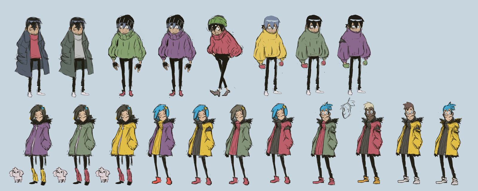 early character desing