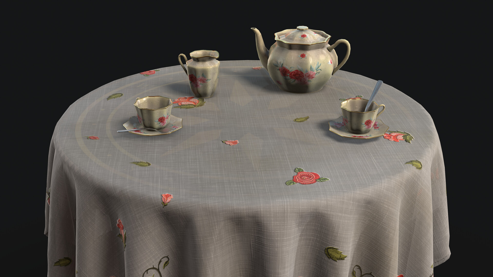 Javier A. Sanz - Game ready Victorian Tea Table