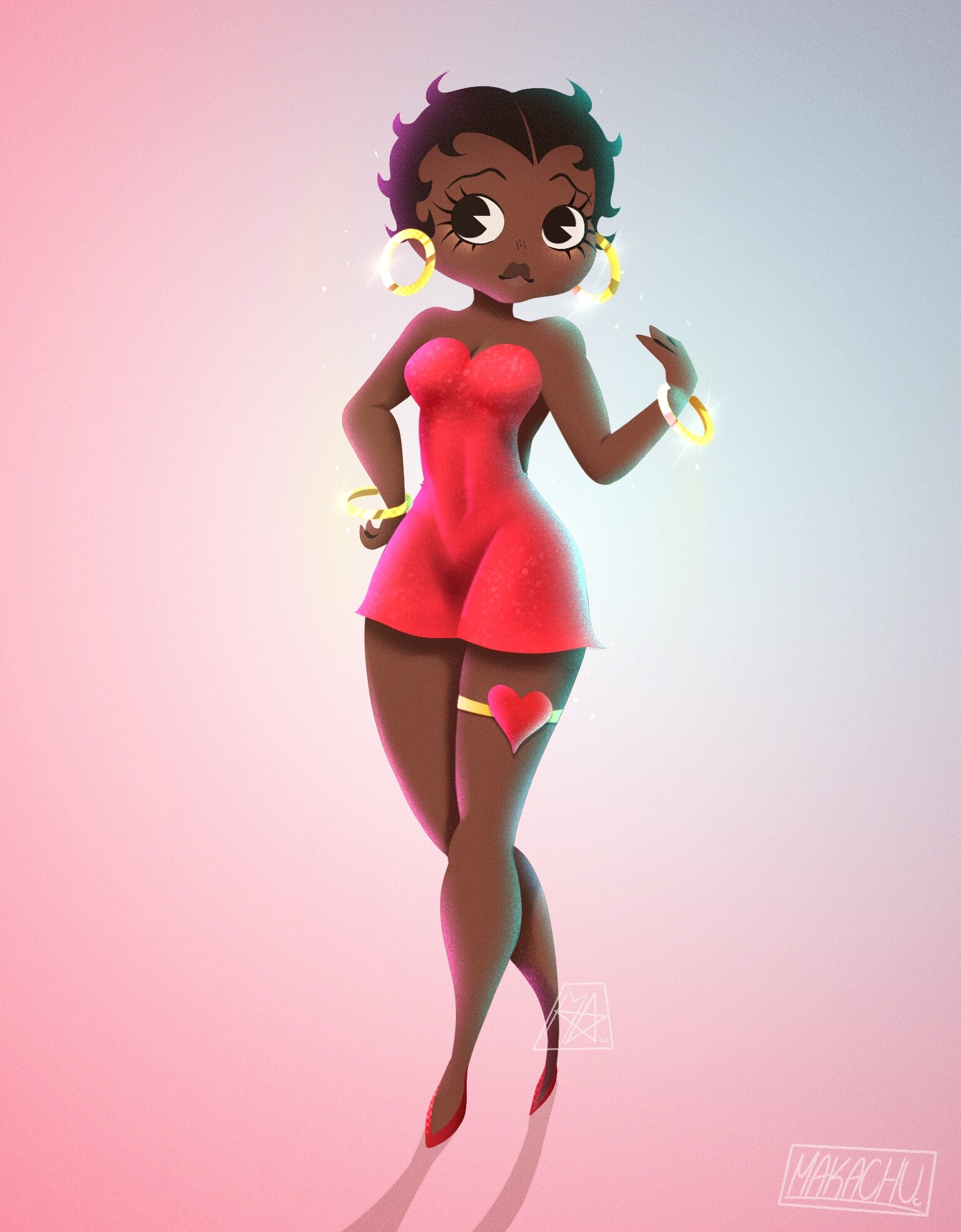 black betty boop dress Betty Boop Black Dress Pillow Box Figurine main image 0
