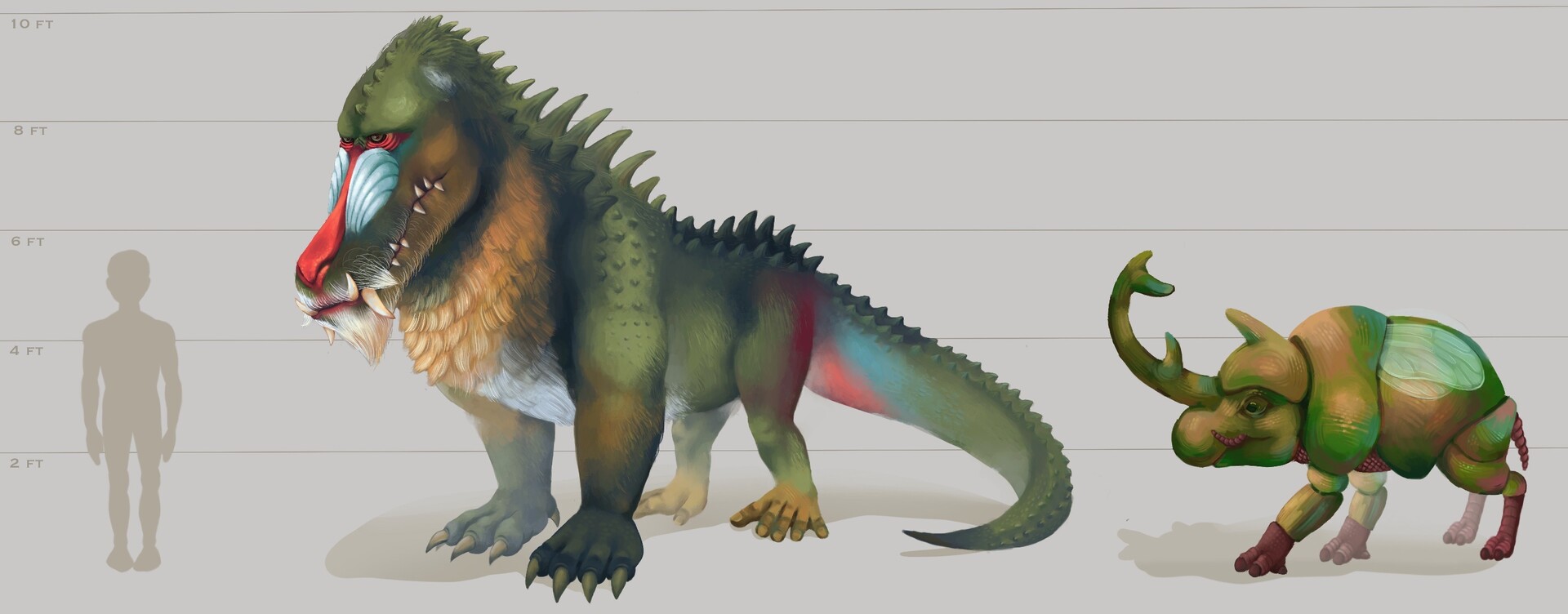 images Creature Concept Art mutant creature concept art bailey volk
