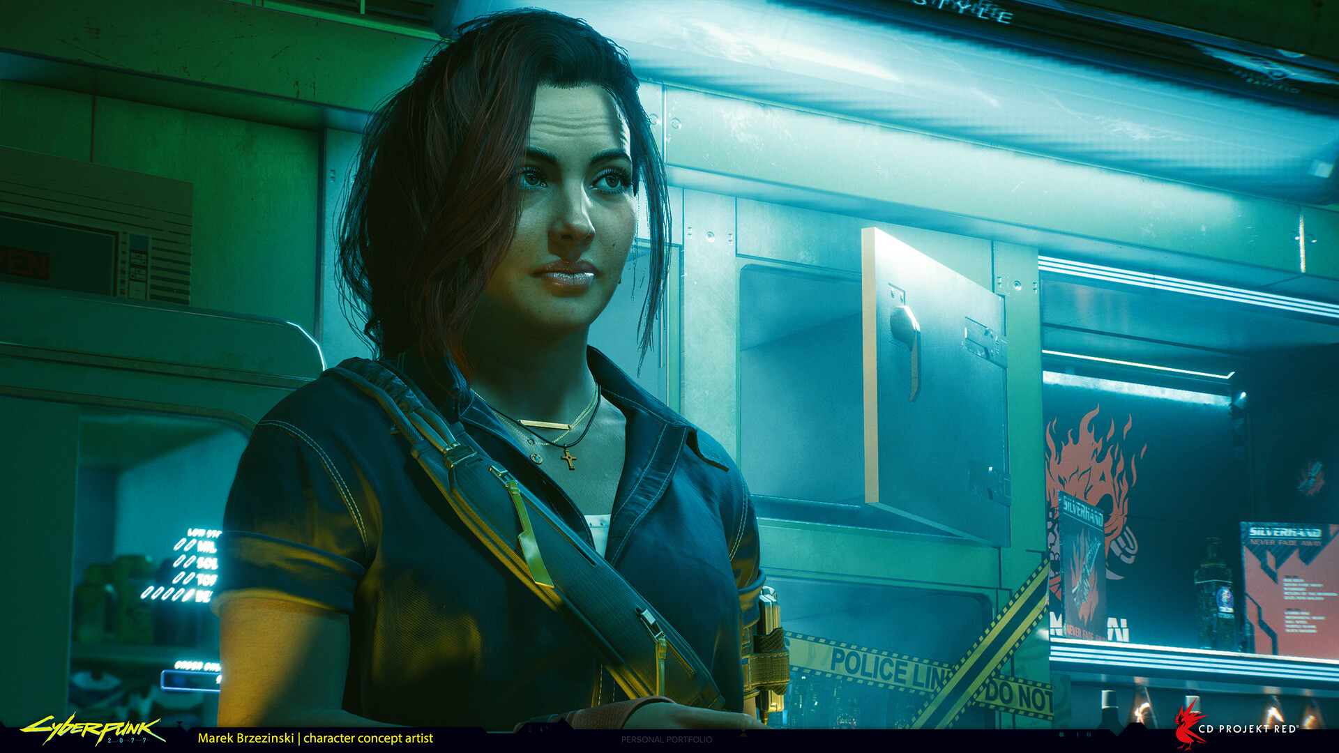 Marek Brzezinski - Claire Russell - character design - Cyberpunk 2077