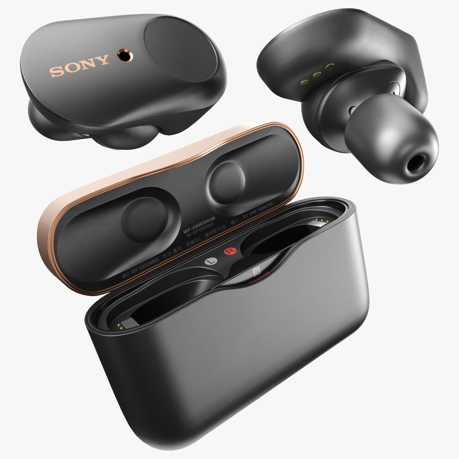 Sony WF-1000XM3 headphones - 3D Model