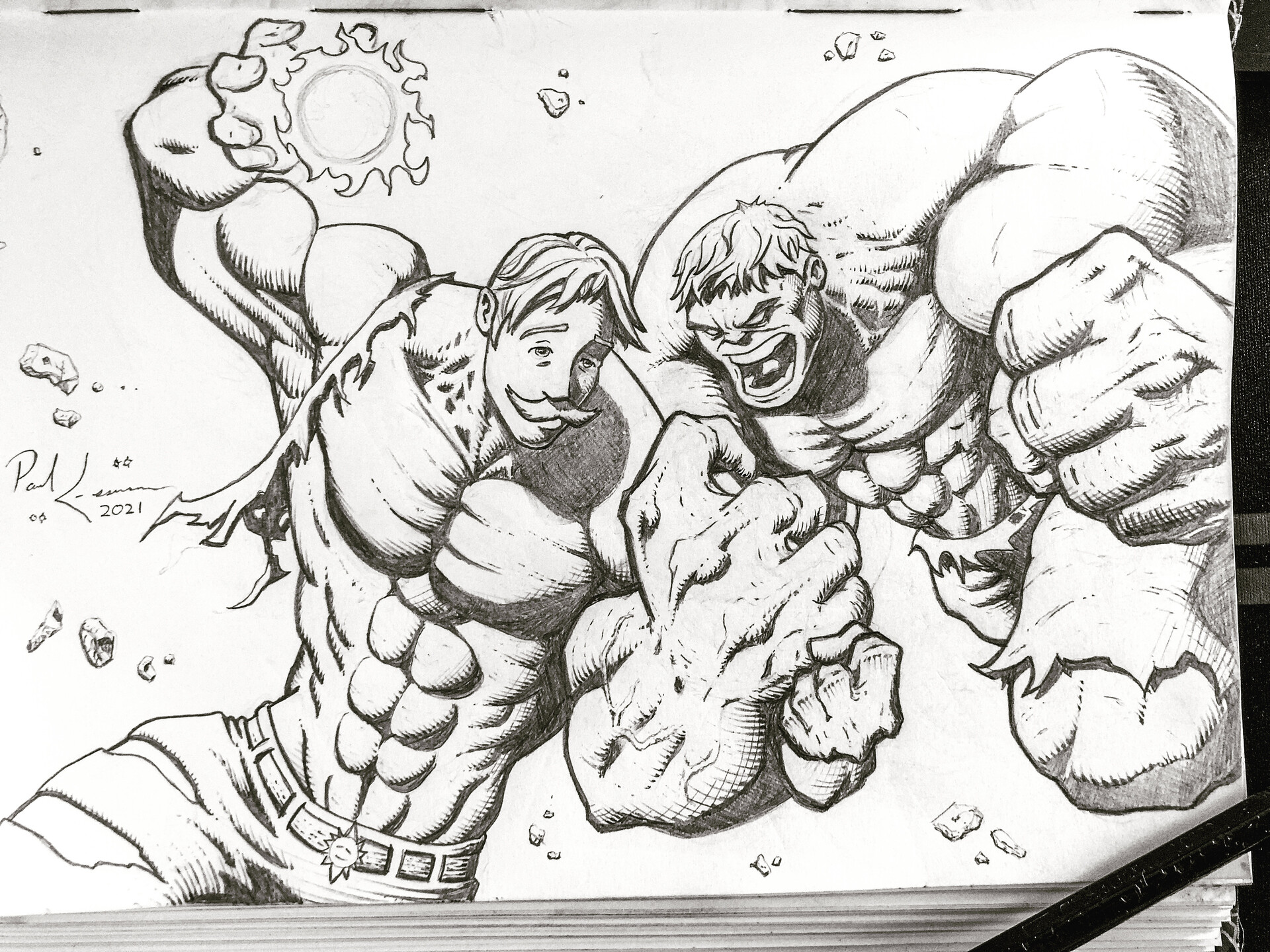 ArtStation - Escanor Vs Hulk