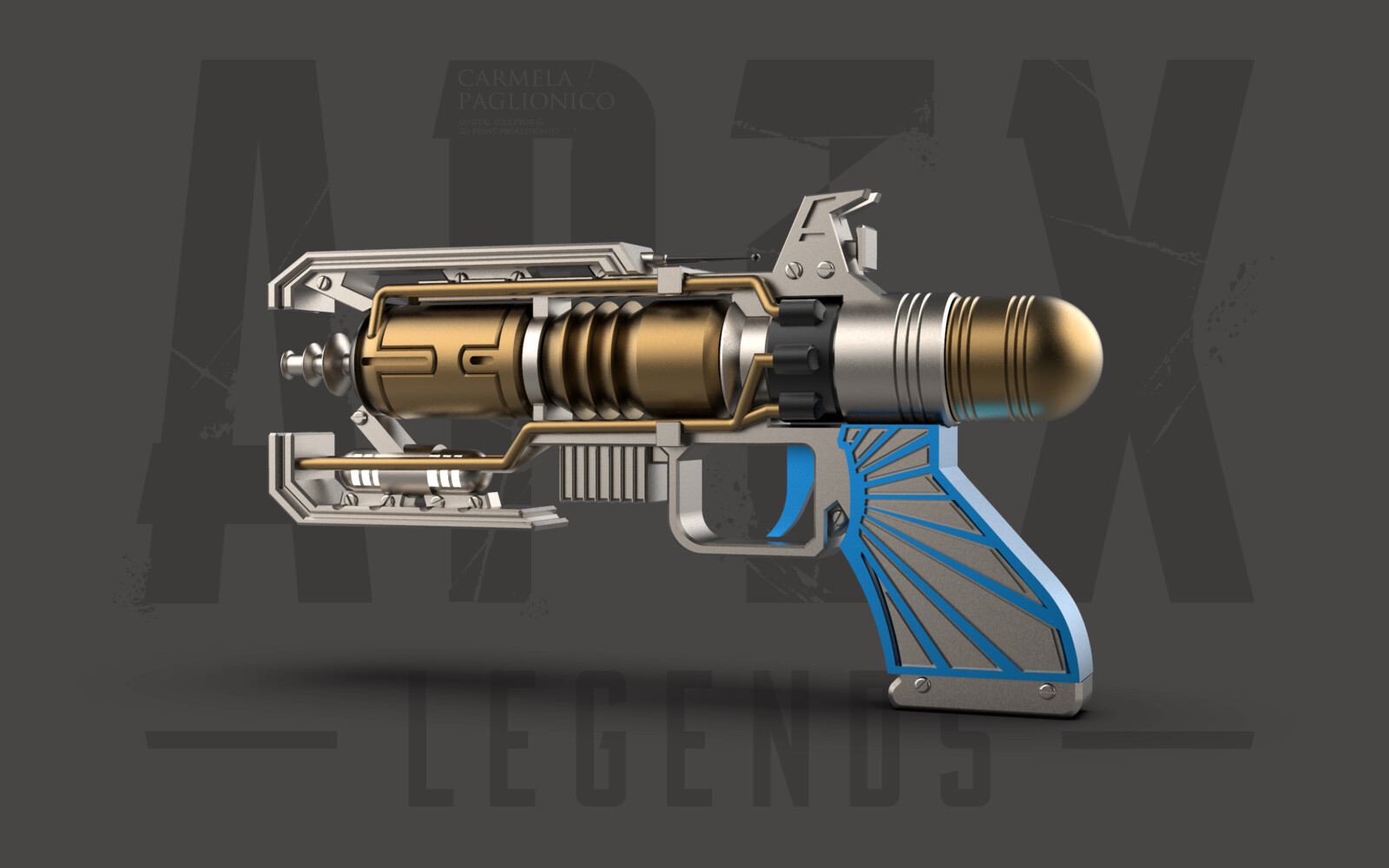 Front View - Modeled in Rhino - Render in Keyshot