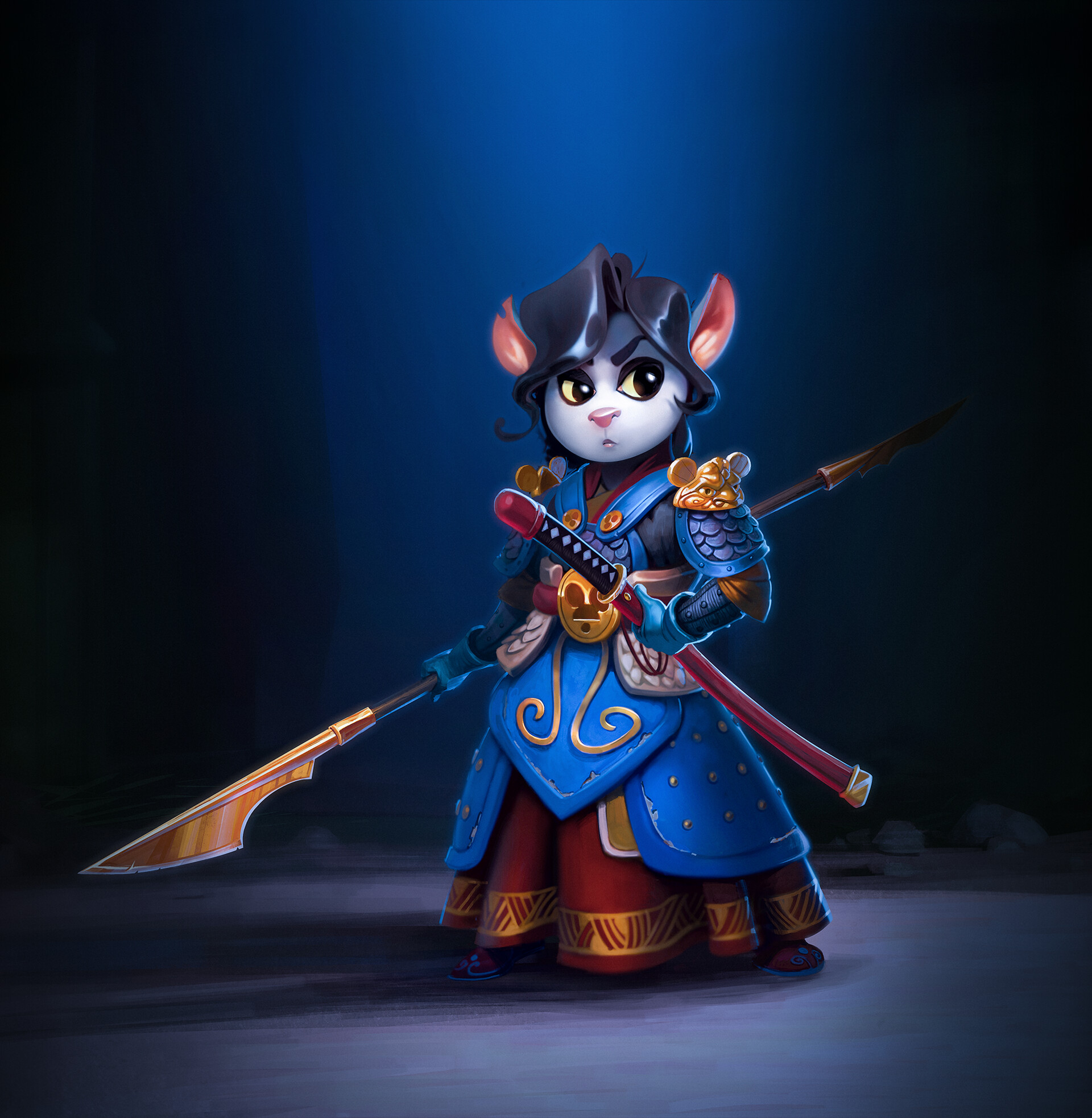 ArtStation - Samurai mouse