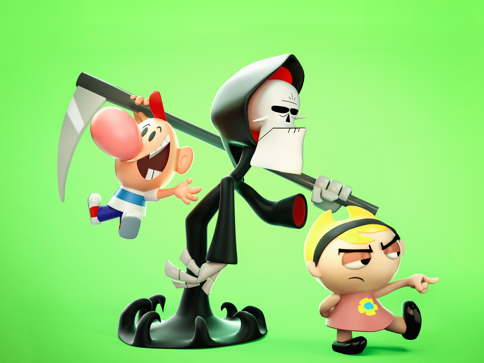 ArtStation Billy and Mandy.