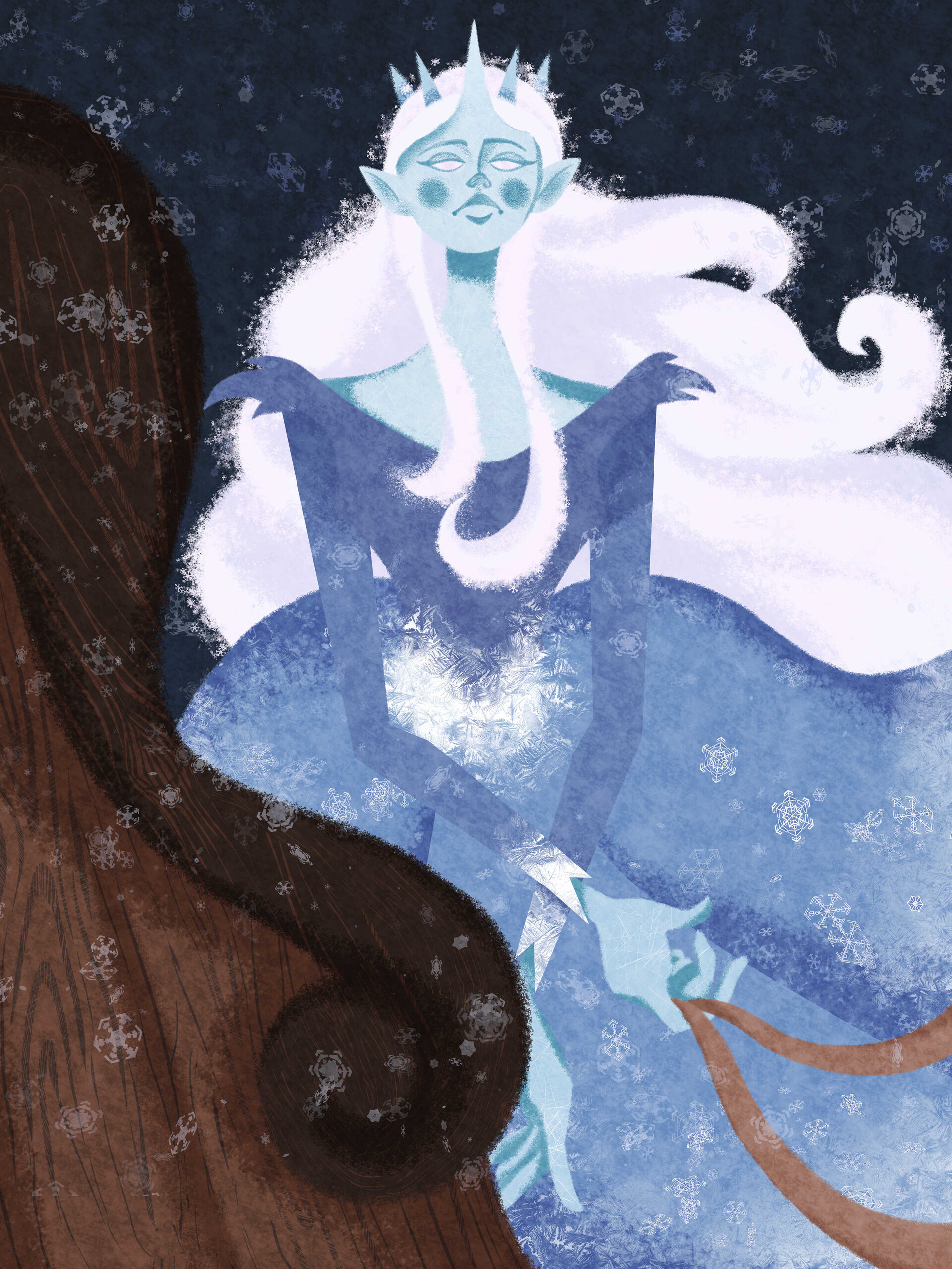 ArtStation The Snow Queen Children's Book Illustrations