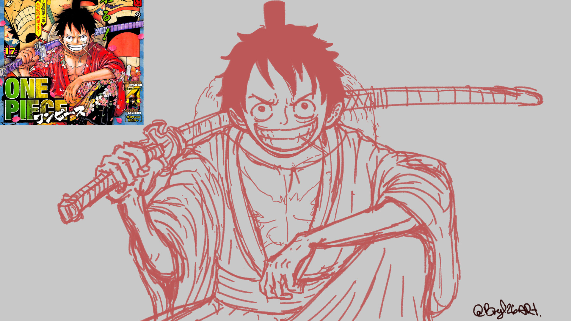 ArtStation - LUFFY WANO FAN-ART