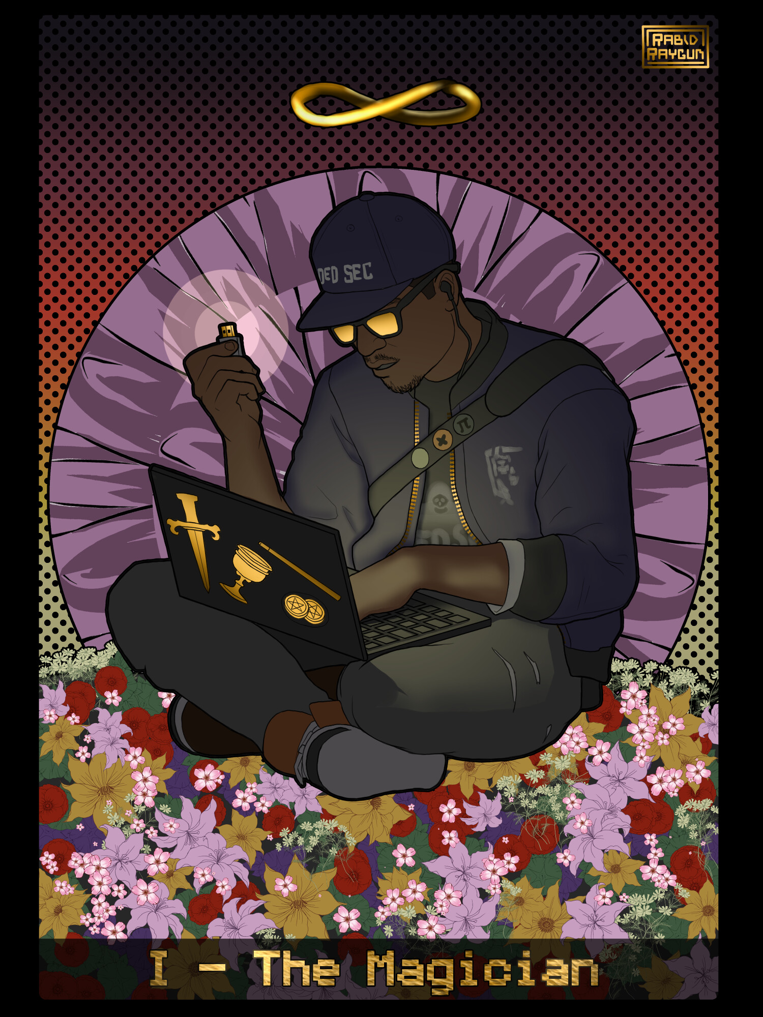 ArtStation Watch Dogs Tarot Marcus