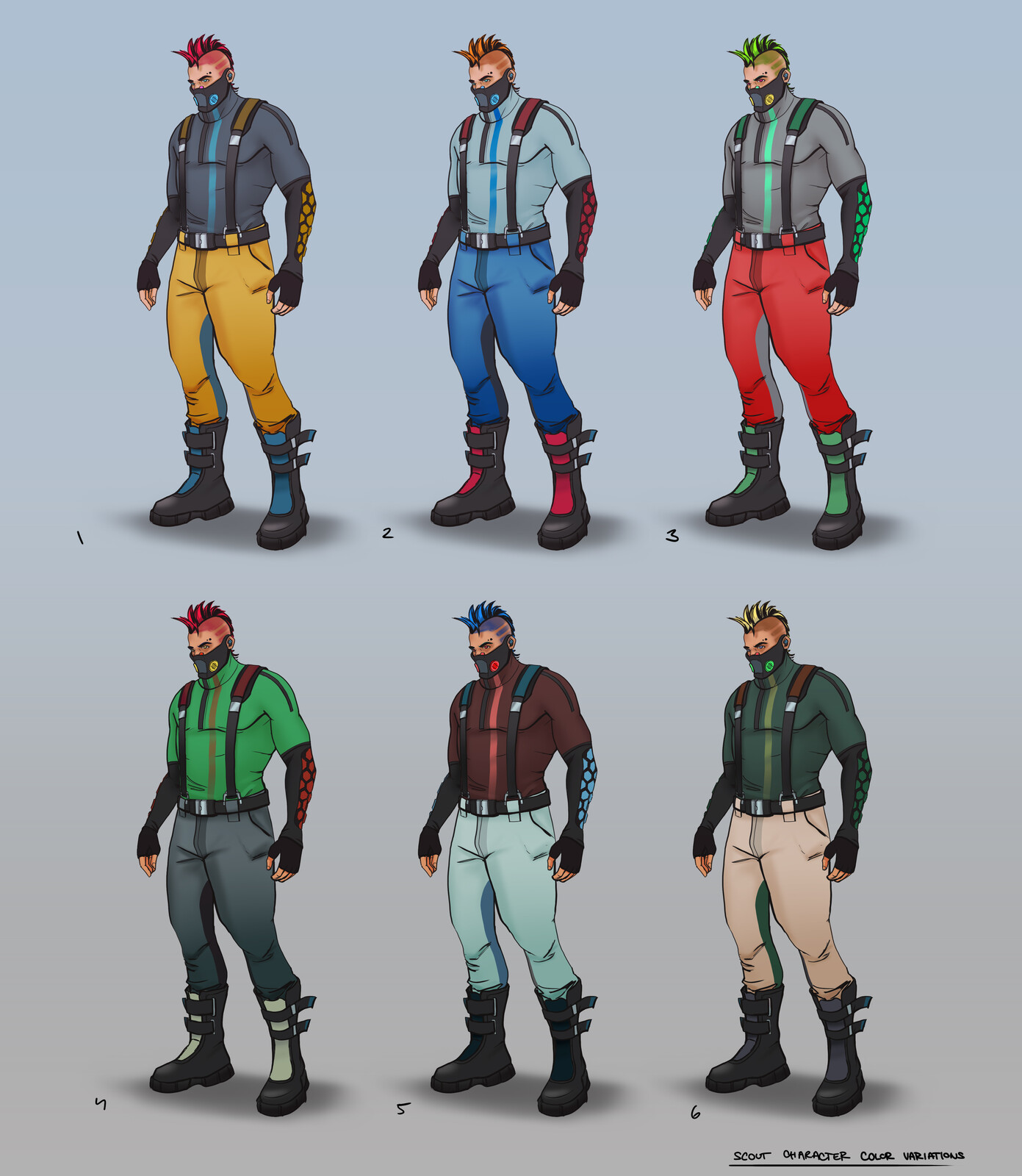 Color variations