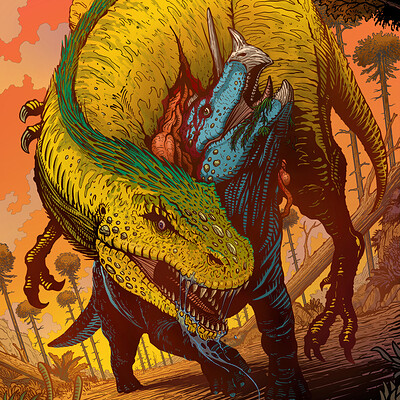 Francisco badilla corona de tyranosaurio