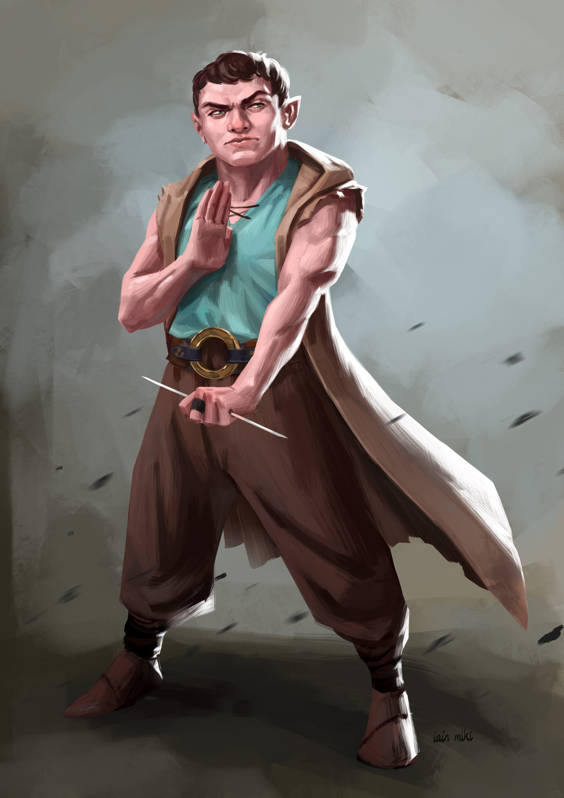 ArtStation Drogo, The Halfling Monk