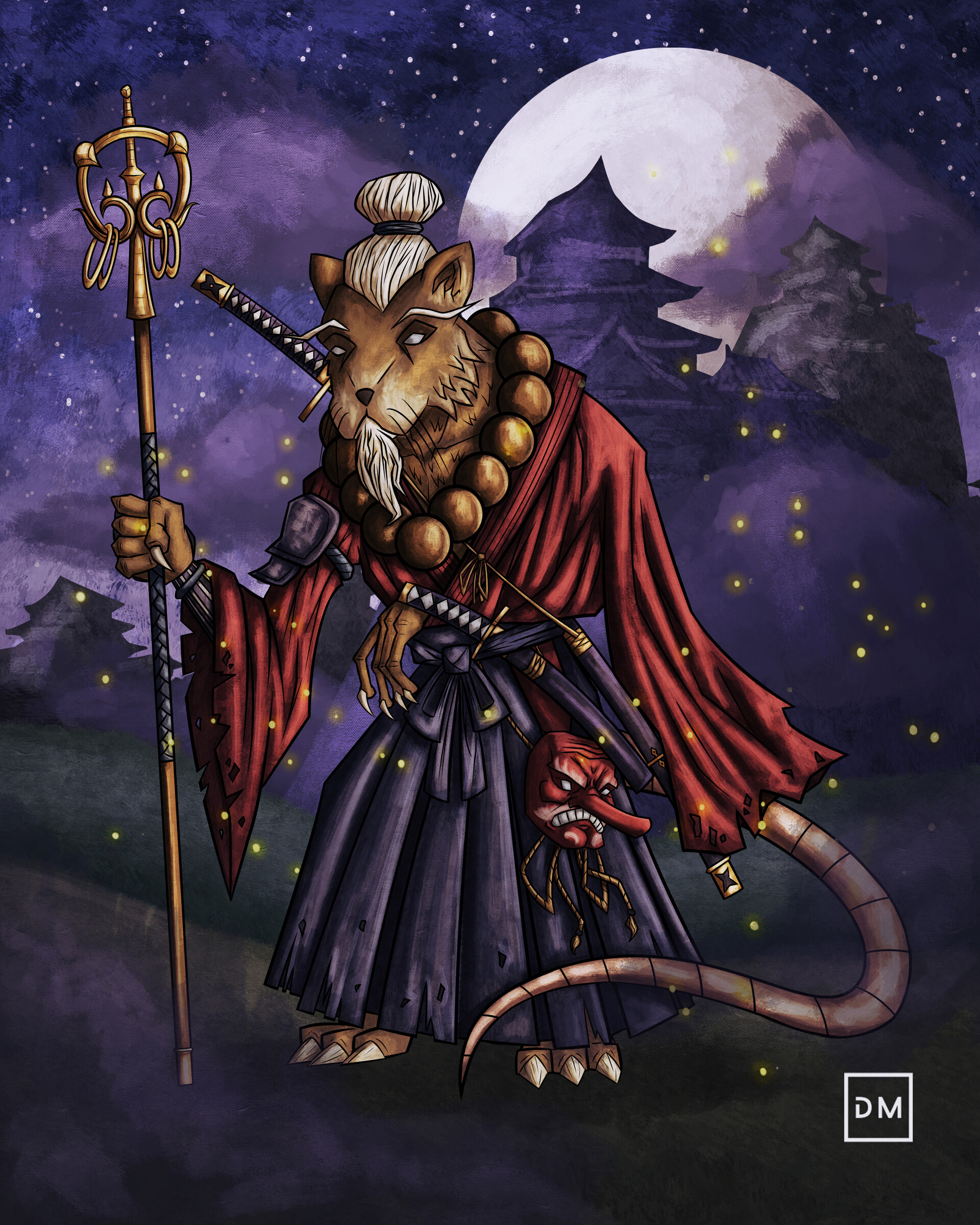 ArtStation - Splinter (Feudal Japan)