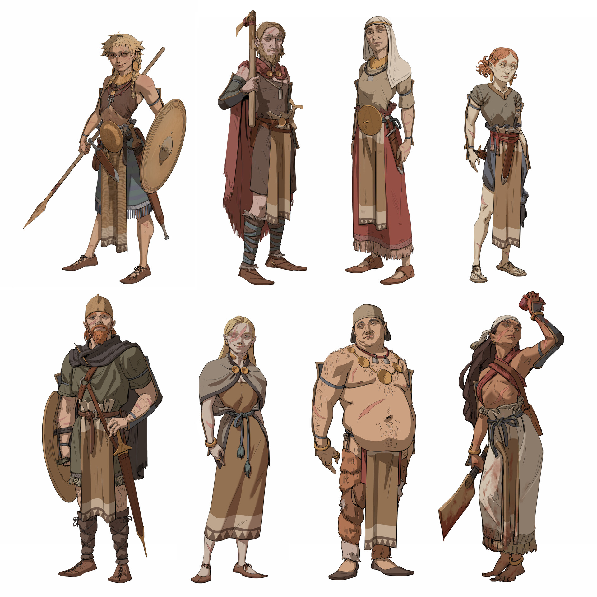 ArtStation - Late Bronze Age (character exploration)