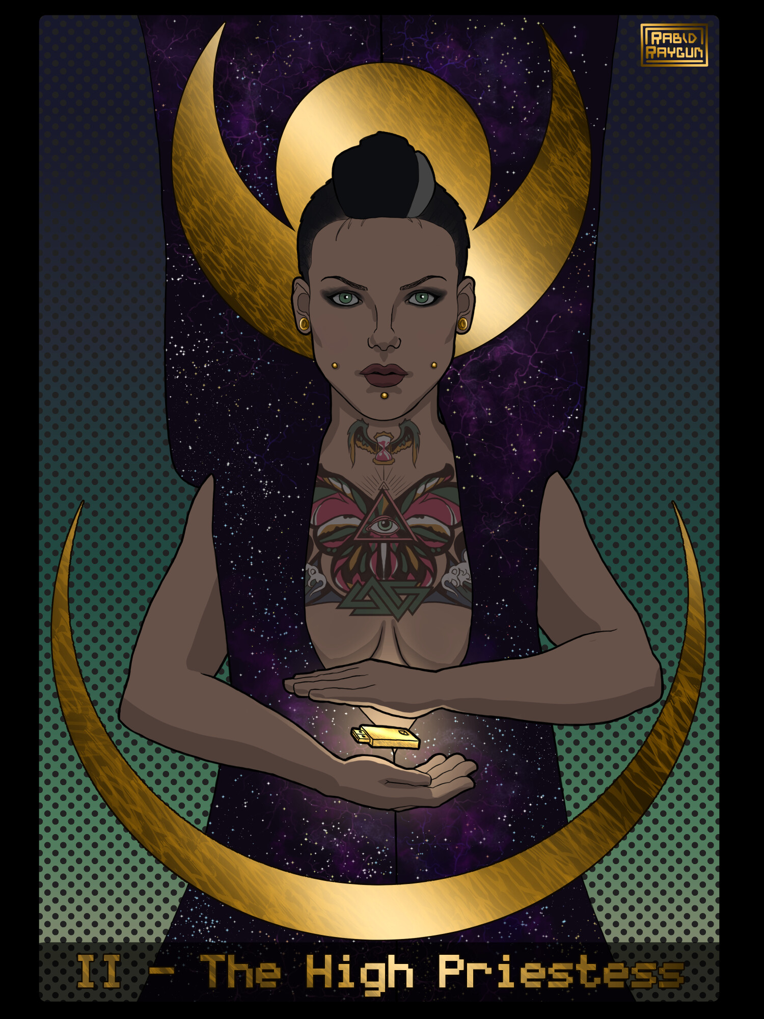 ArtStation Watch Dogs Tarot Clara