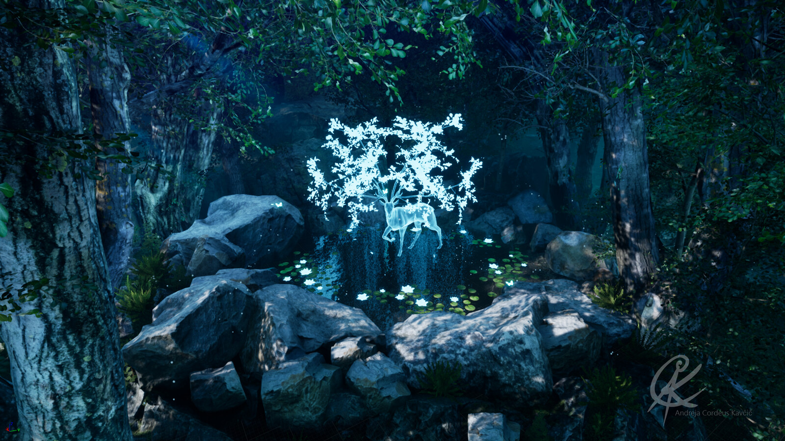 Screenshot showcase of the entire scene.