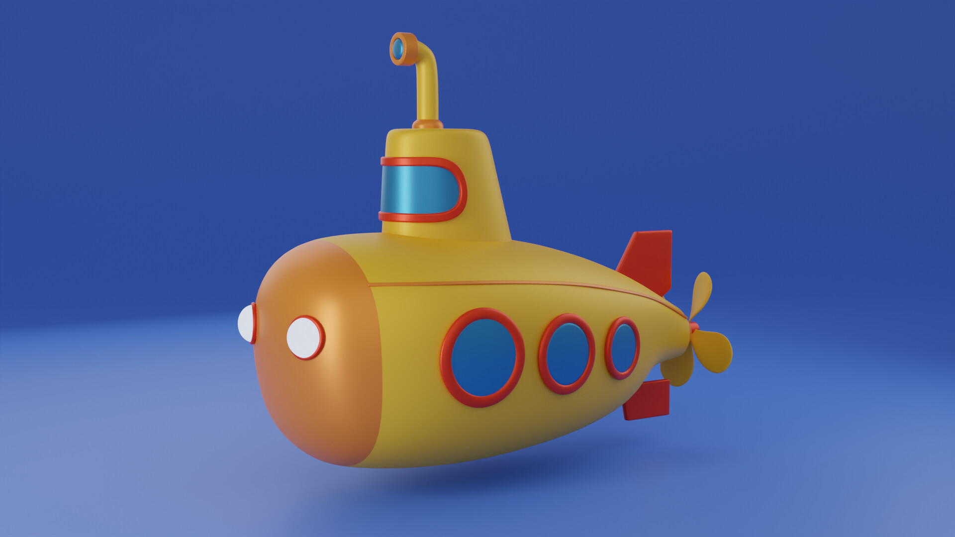ArtStation - Cartoon Submarine