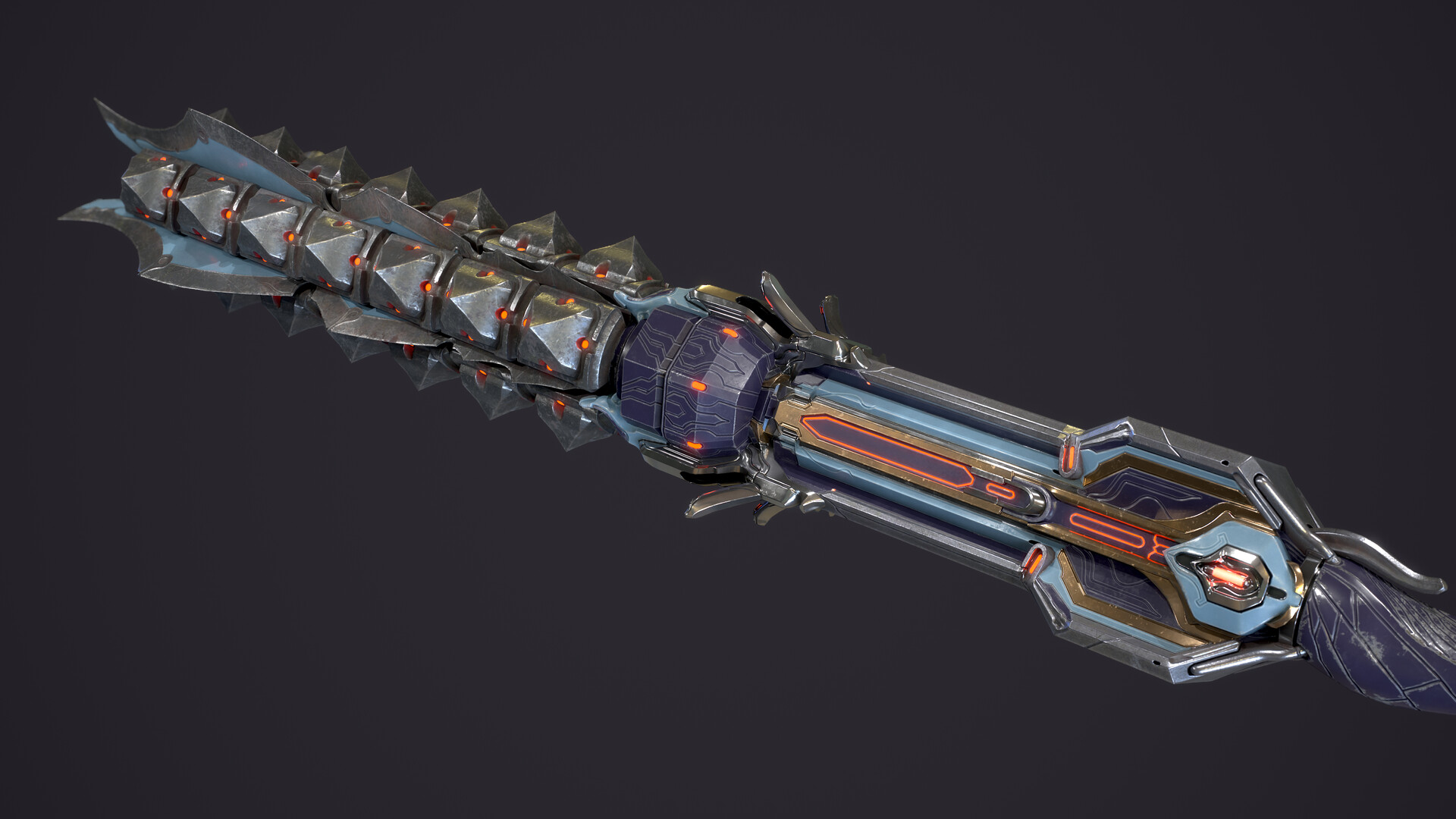 Marvin Tomizzi Warframe Flail/mace weapon