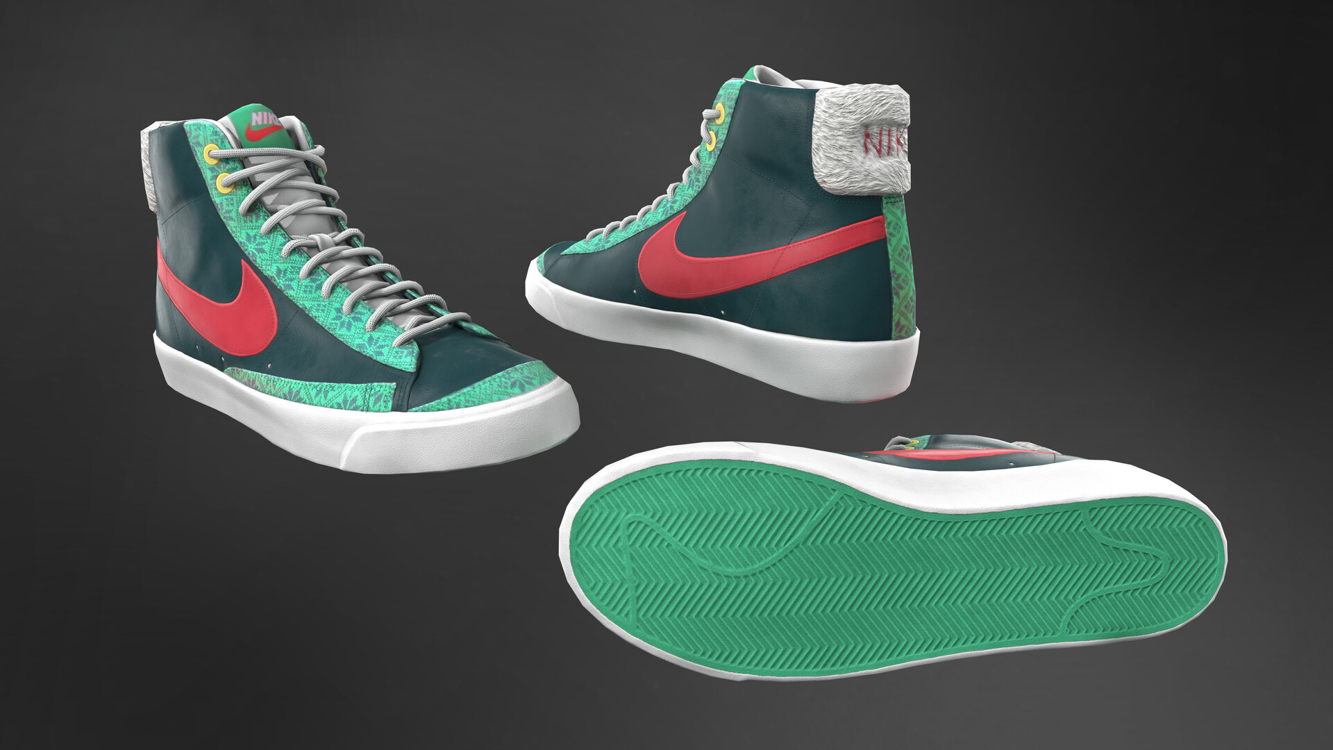 nike blazer christmas