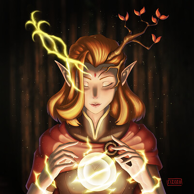 ArtStation - Obsidian Fire Vein - Flesh and Blood TCG