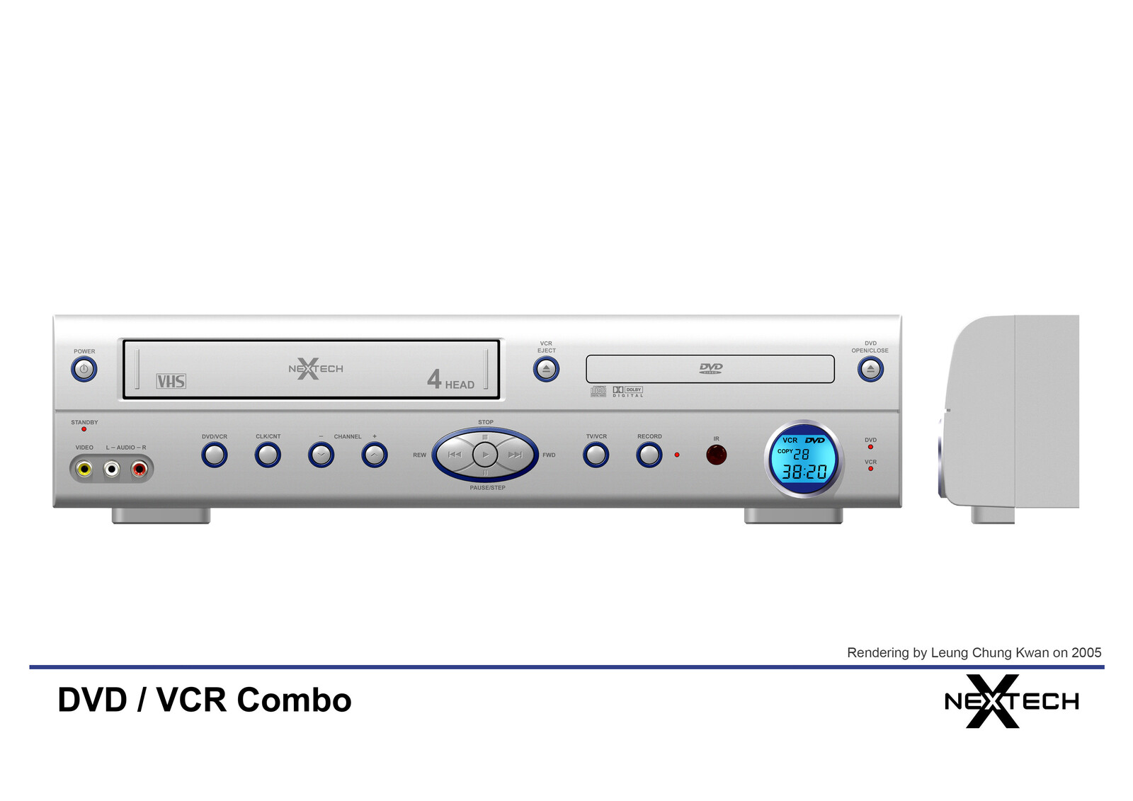 💎 DVD / VCD Combo | Rendering by Leung Chung Kwan on 2005 💎
Brand Name︰NEXTECH | Client︰Star Light Electronics Co., Ltd.