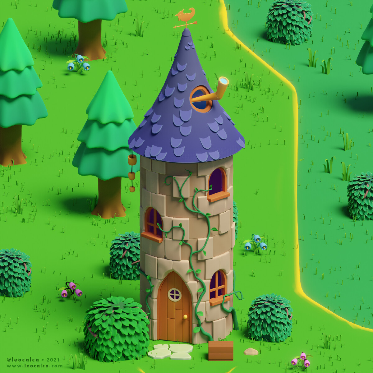 ArtStation Wizard's Tower Stardew Valley