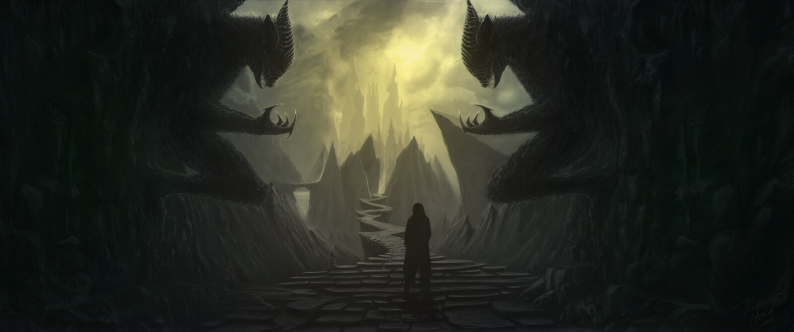Lonely soul artwork.