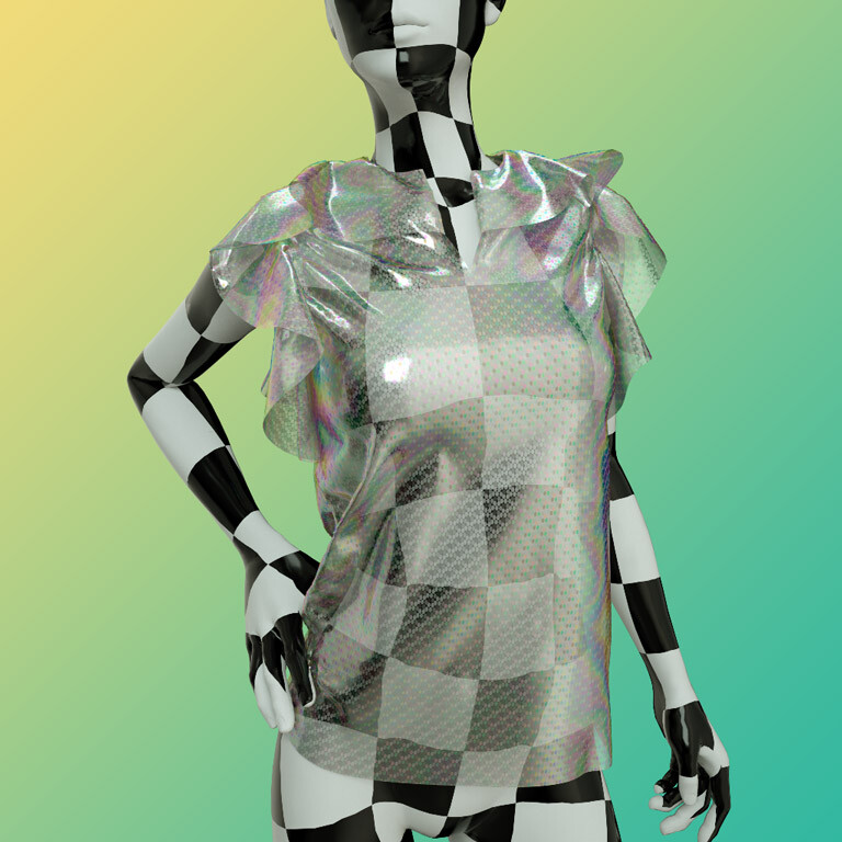 Testing  iridescent + transparency