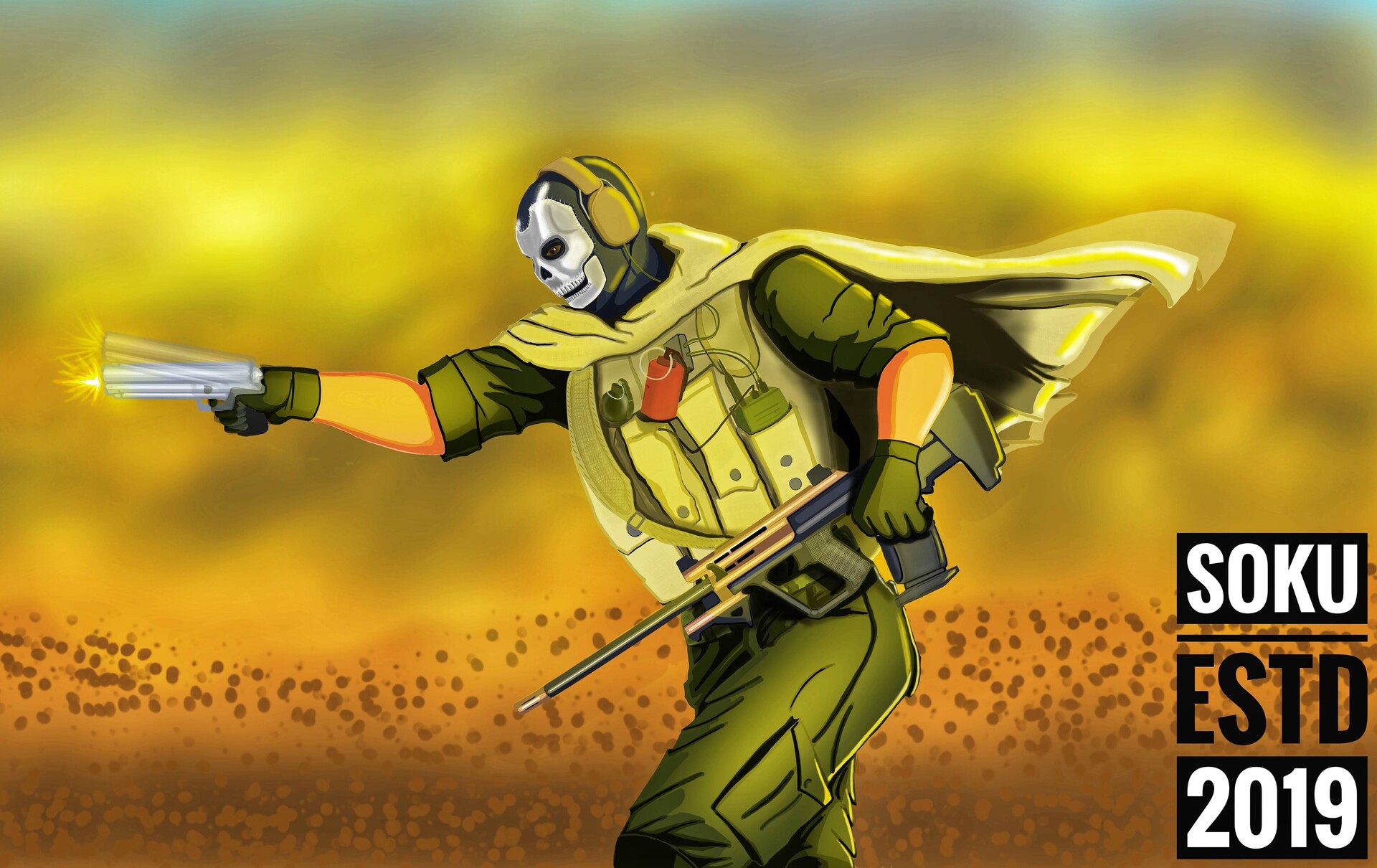 ArtStation Call of Duty Mobile, Ghost Jawbone