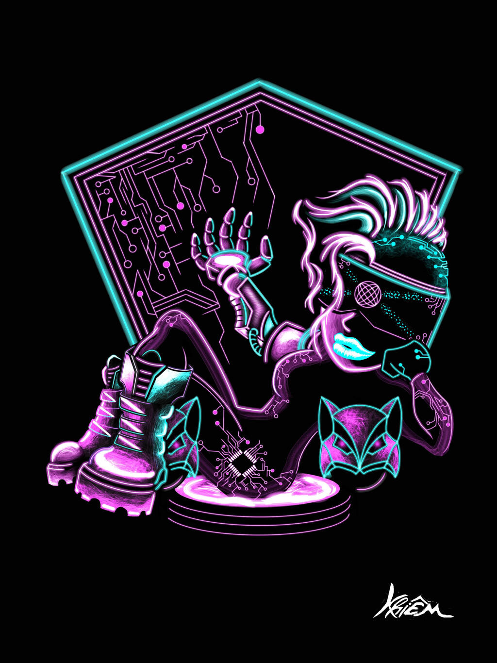 ArtStation Queen of Synth