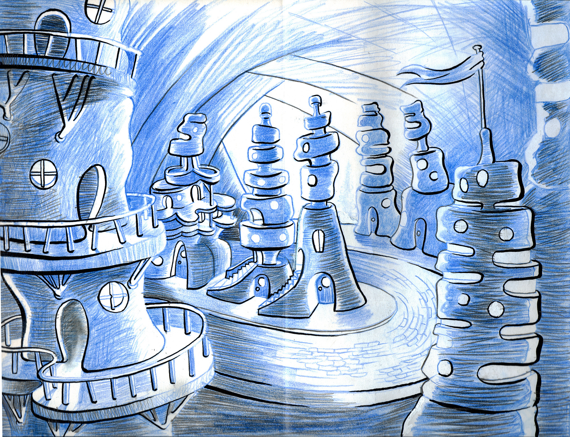 Villiville environment design.