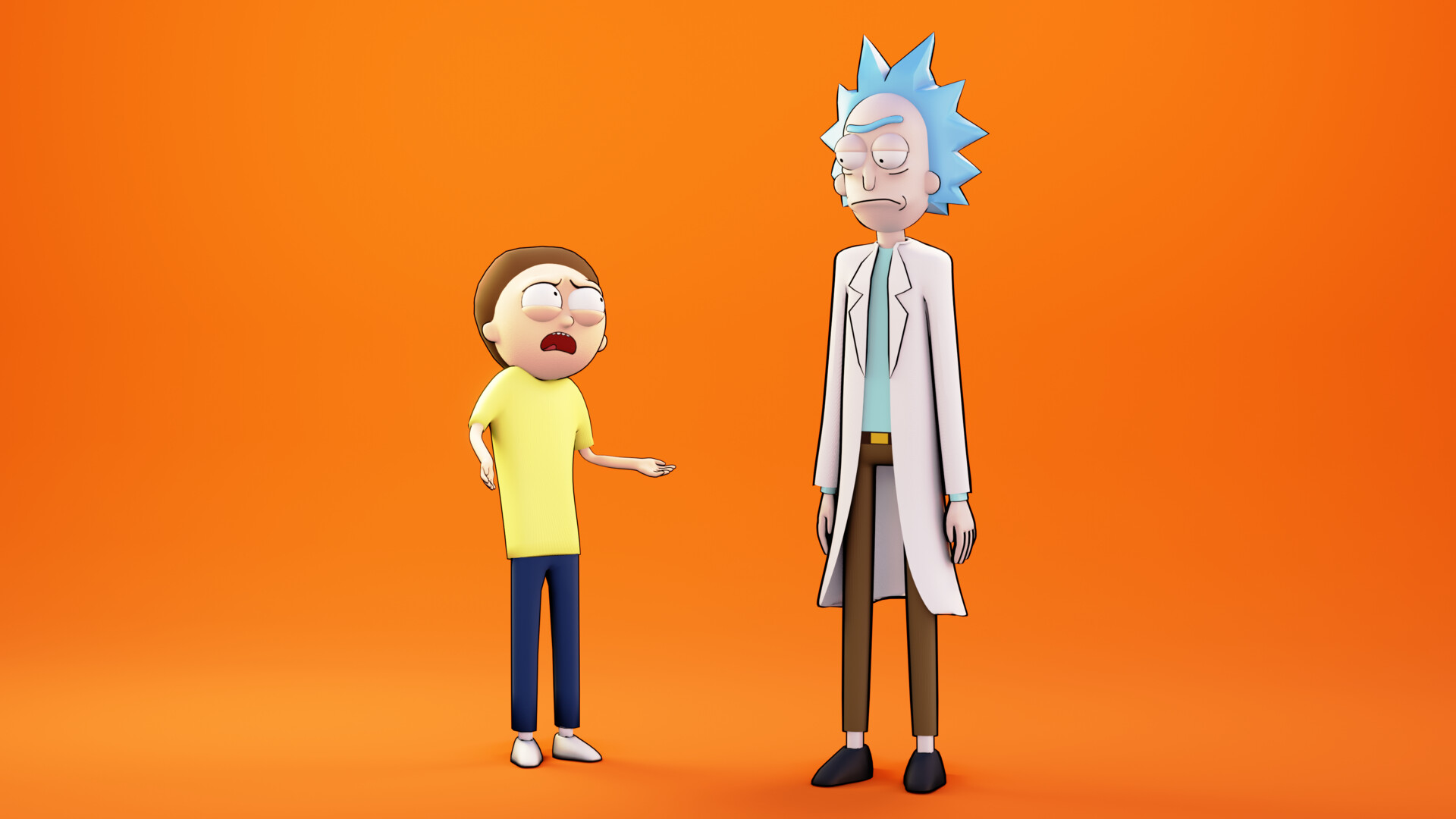 ArtStation - Rick and Morty - 3D Character Models