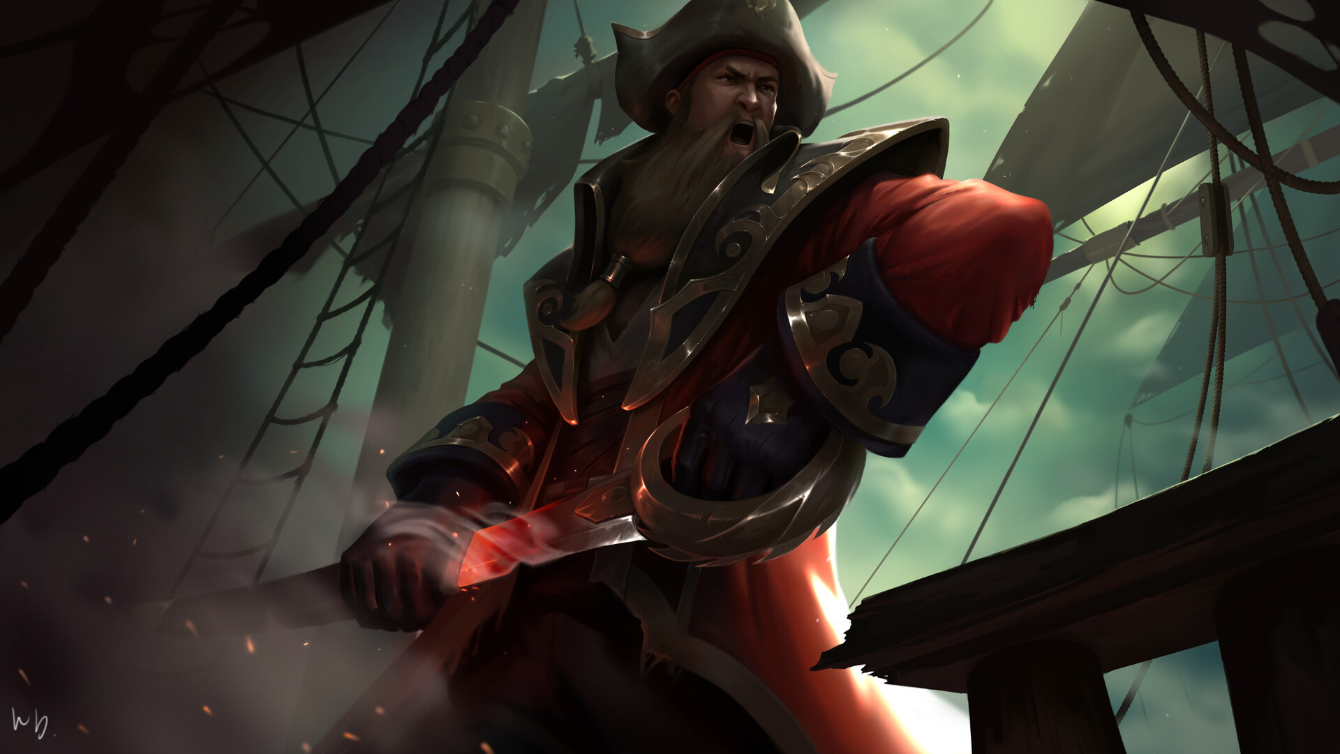 LoL Account With Captain Gangplank Skin