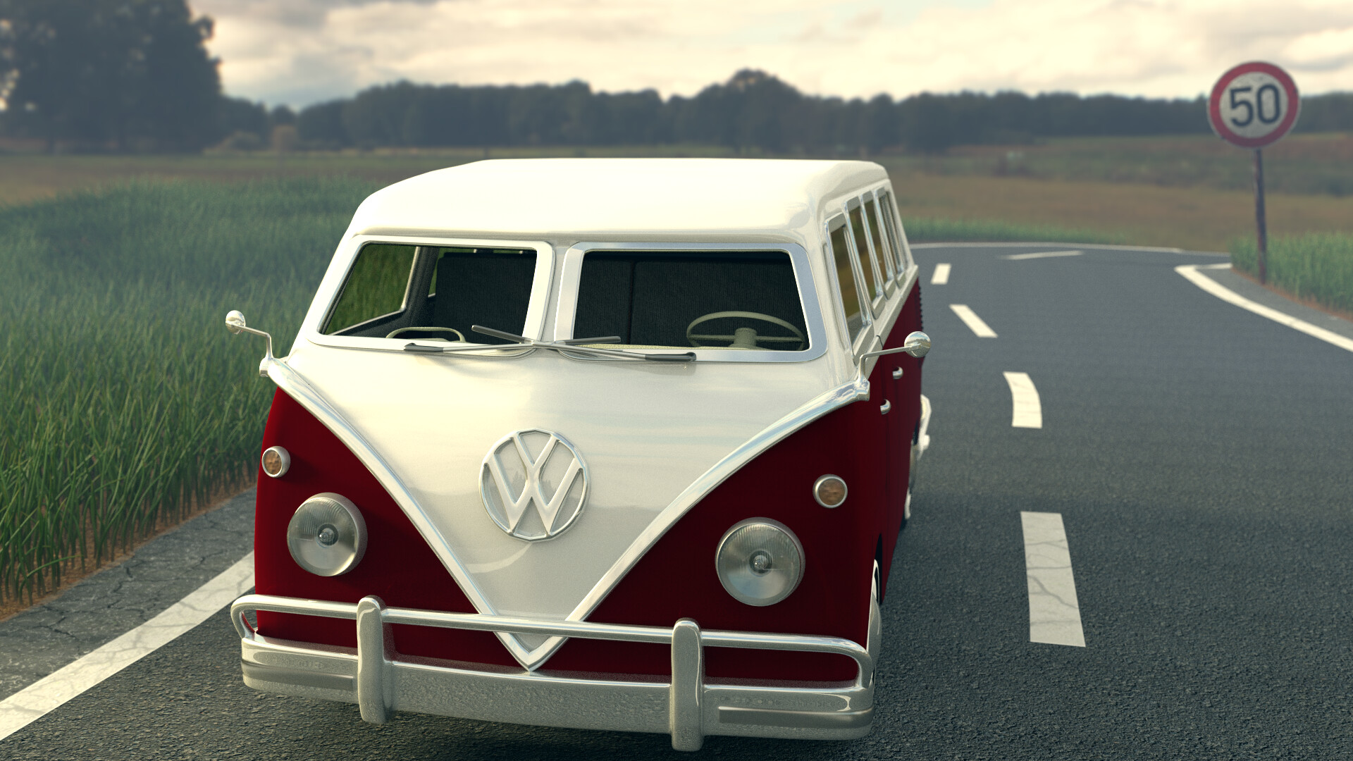 ArtStation - Wolksvagen Minibus