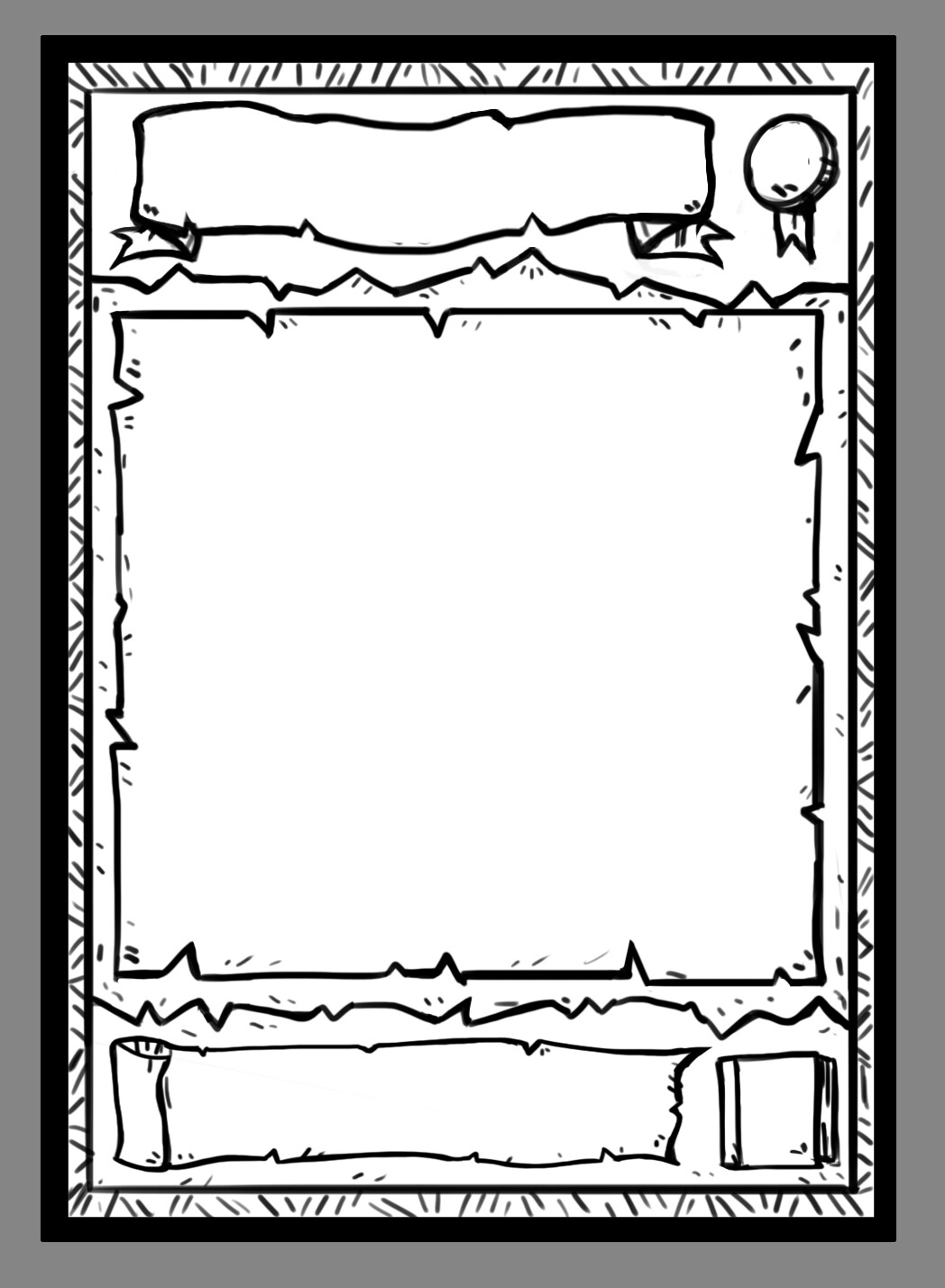 Diego Santos Cardgame RPG Card template