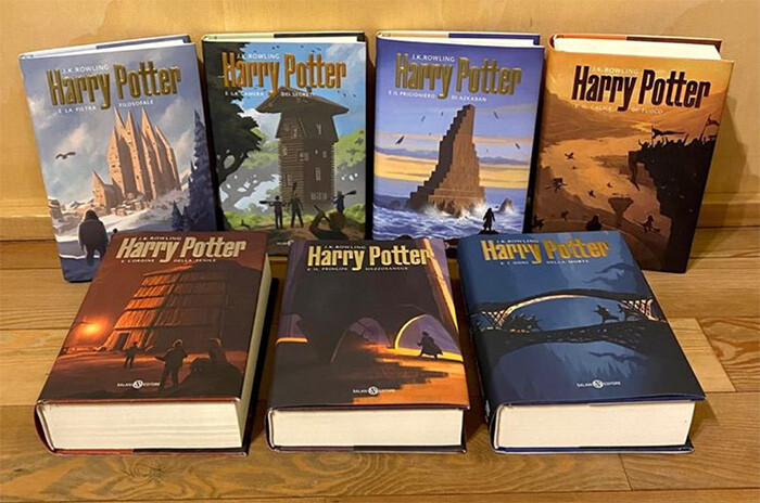 Artstation Harry Potter Italian Edition Book Covers Andreas Rocha