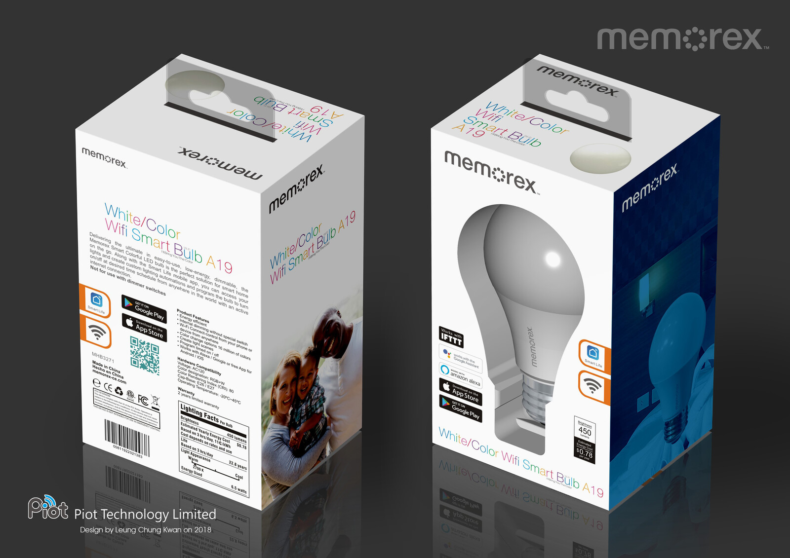 💎 Color Gift Box | Design by Leung Chung Kwan on 2018 💎
Brand Name︰memorex | Client︰Piot Technology Limited
Graphic Design Specification︰http://bit.ly/pi097-v4-1