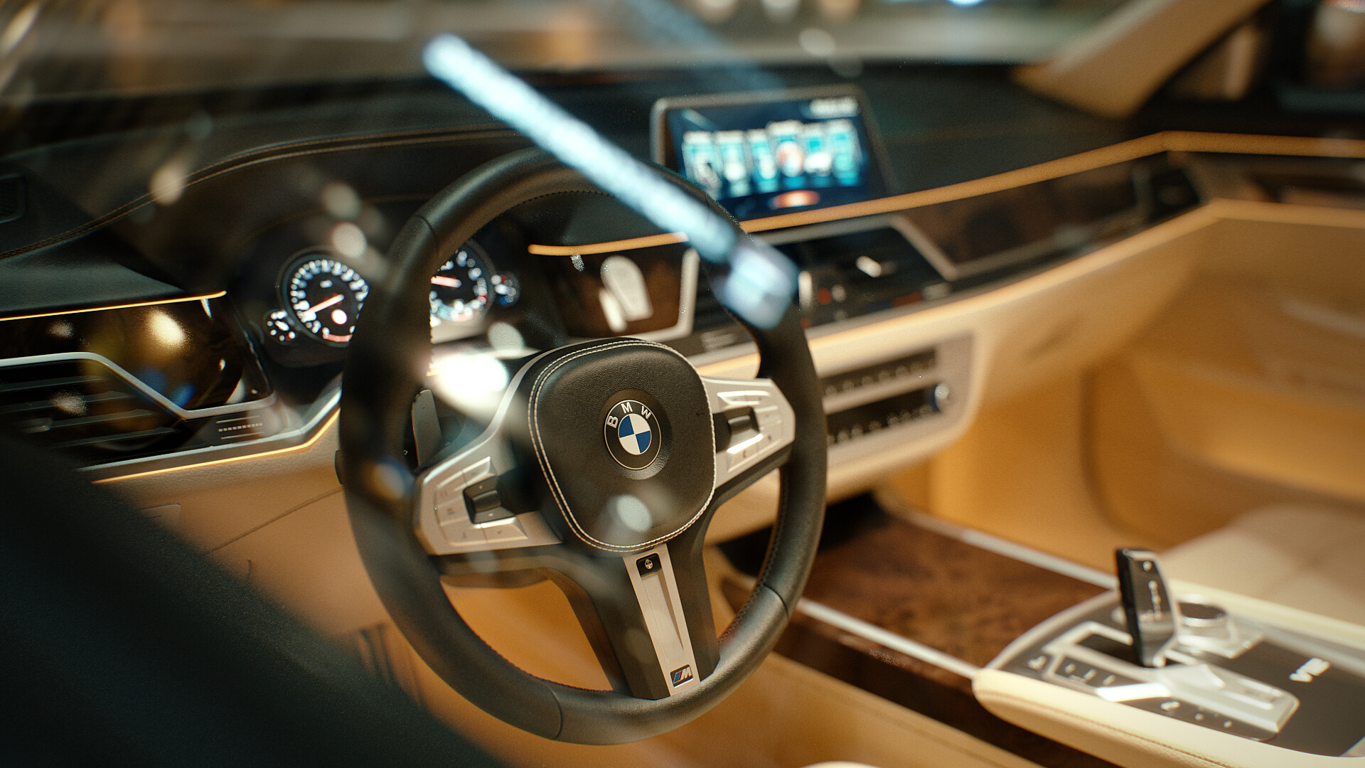 ArtStation BMW M7 interior
