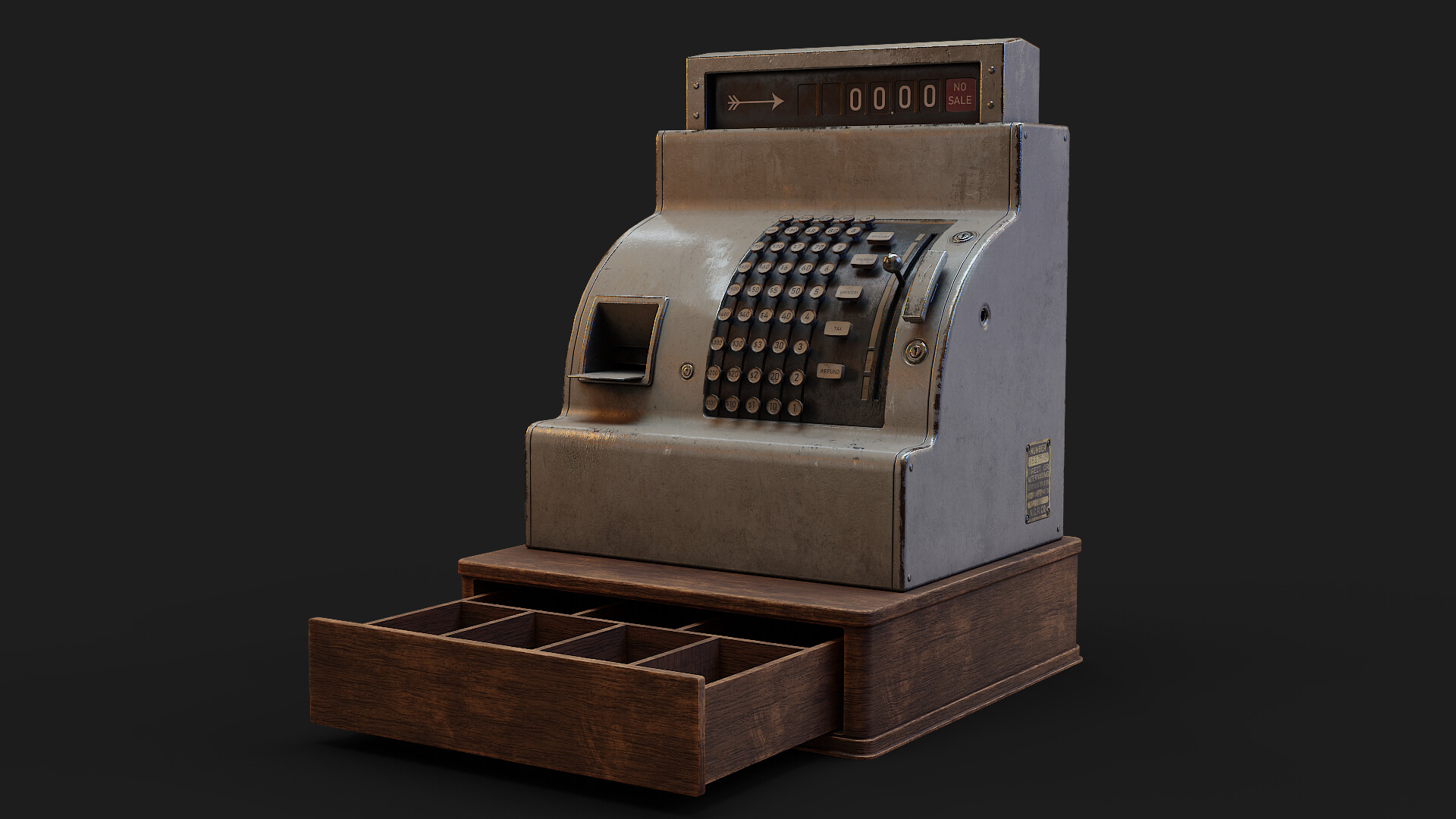 Old outlet cash registers