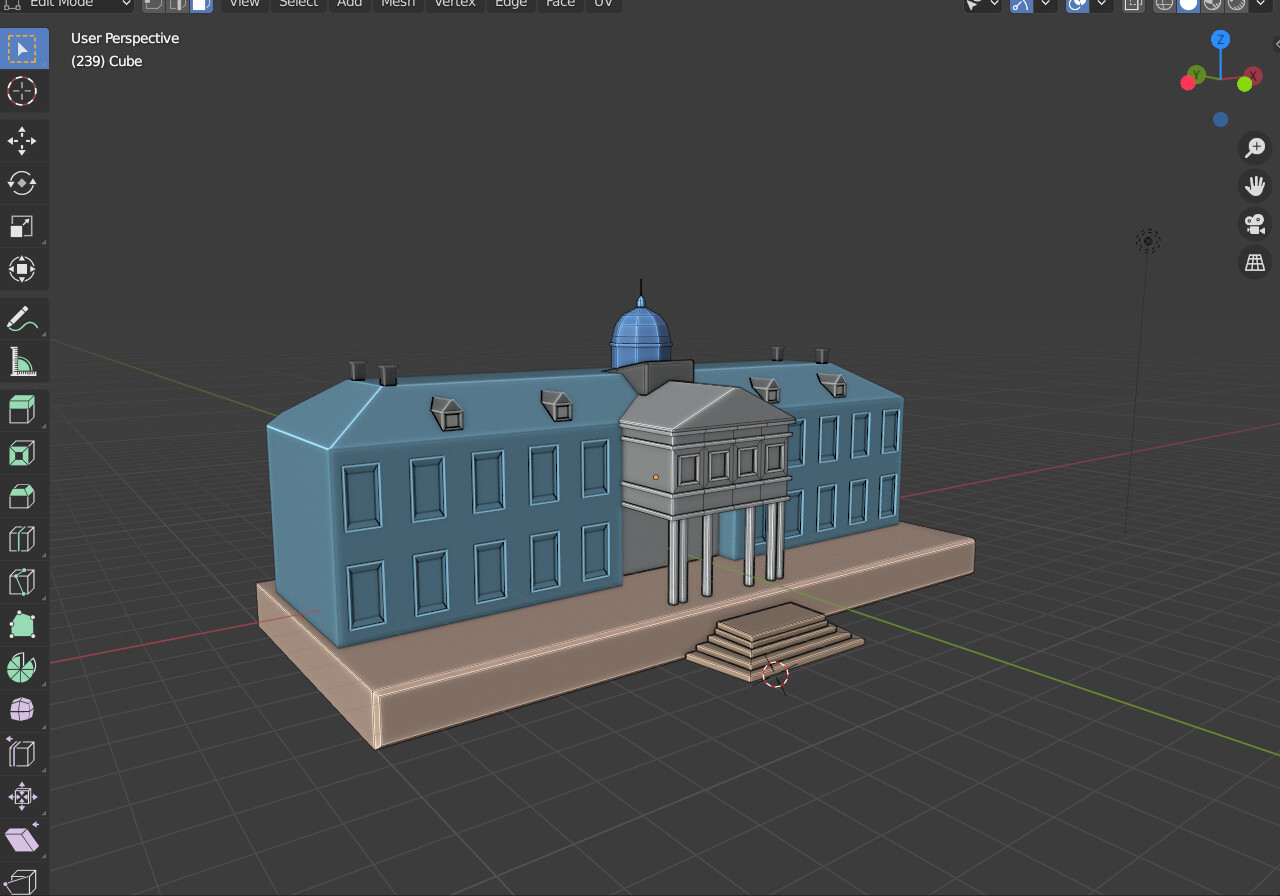 ArtStation - Low-Poly Building