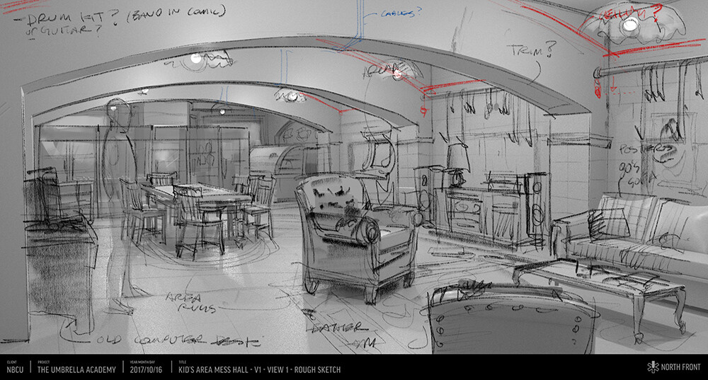 Ryan Dening Umbrella Academy Sets